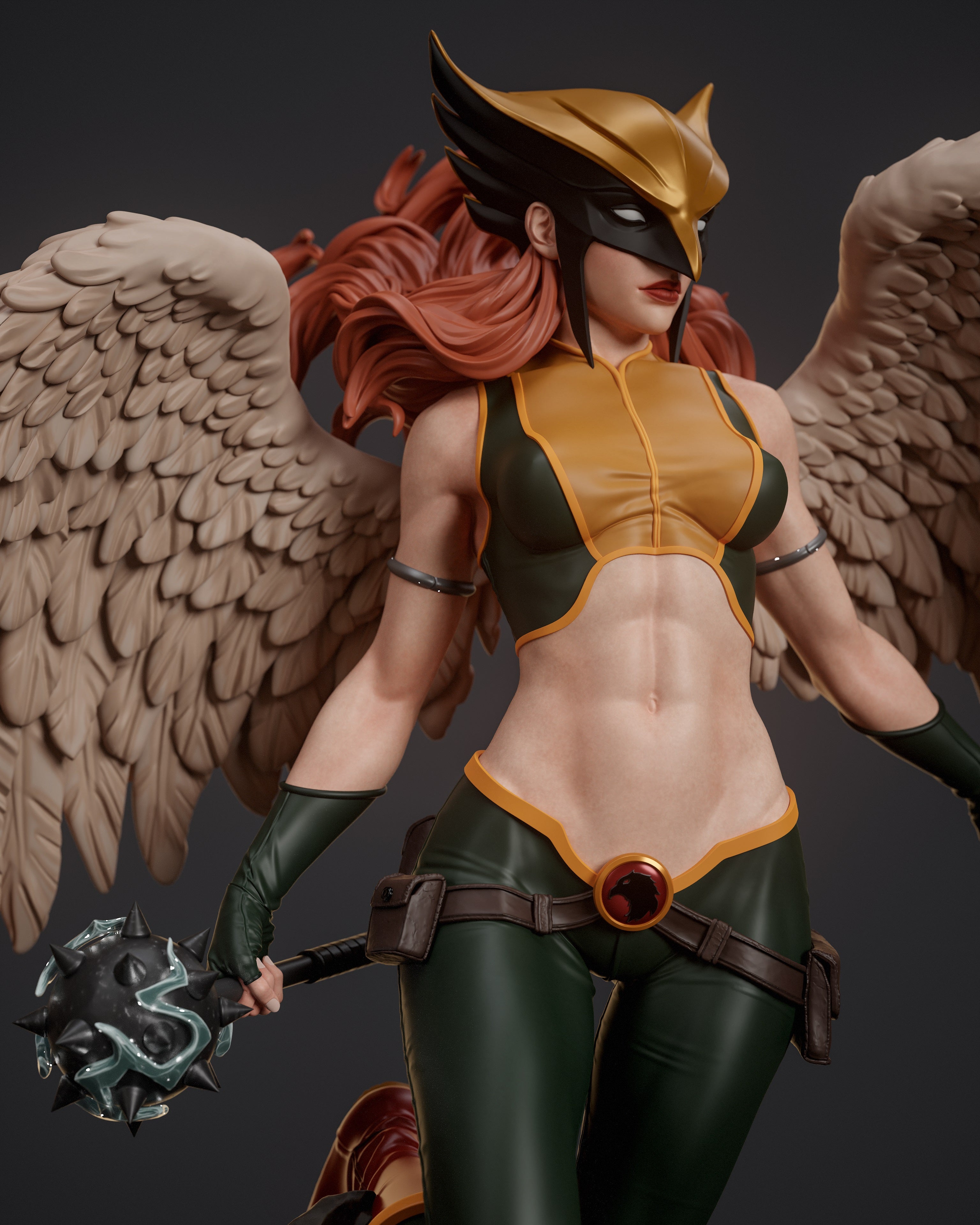 Figurine Hawkgirl - IR3D