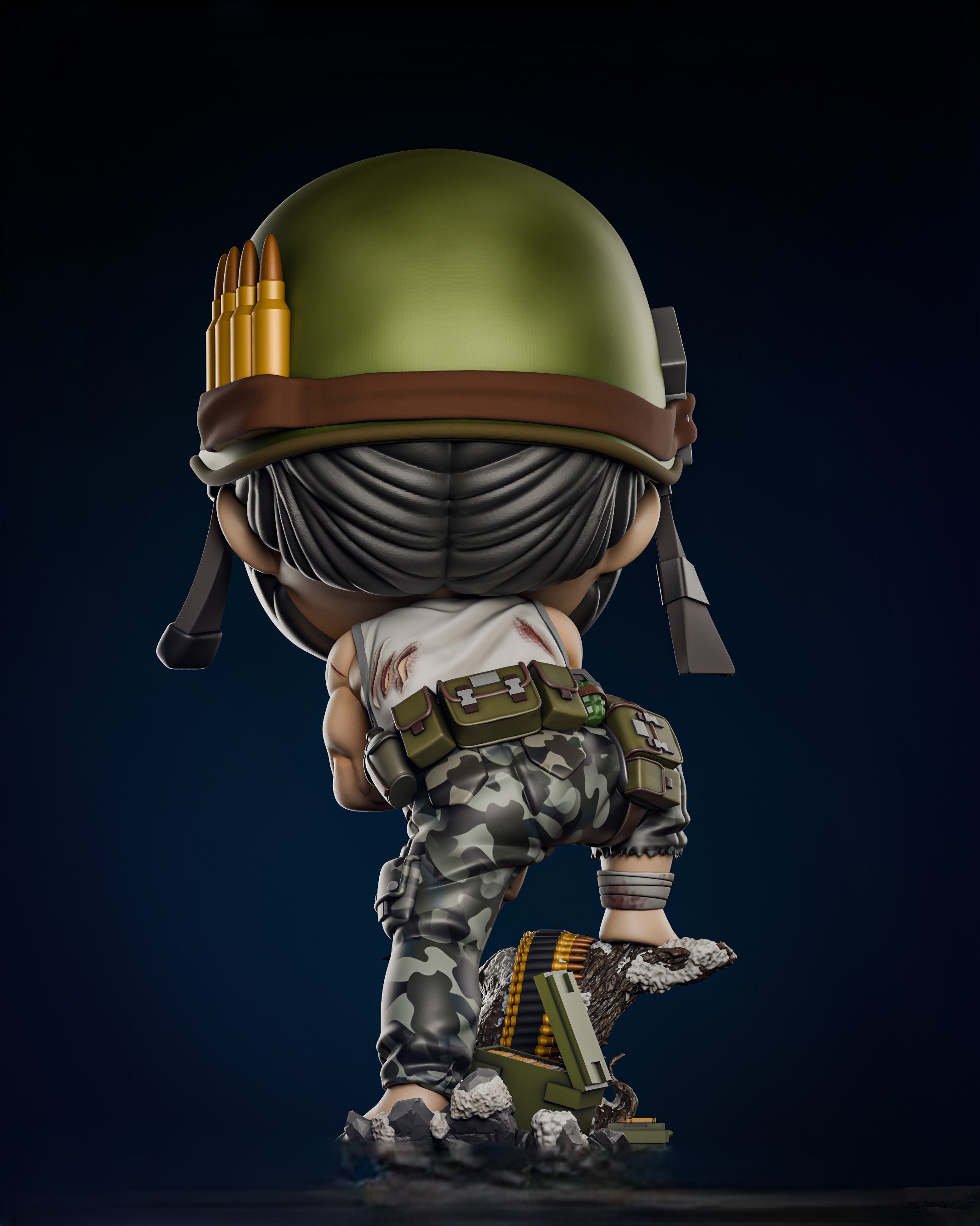 Black Window Figurine