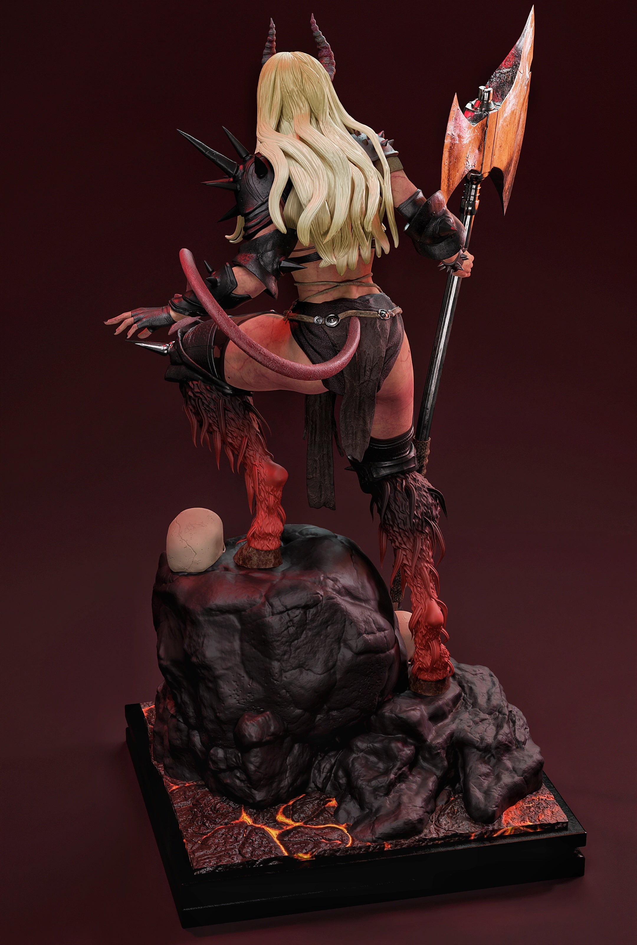 Black Window Figurine