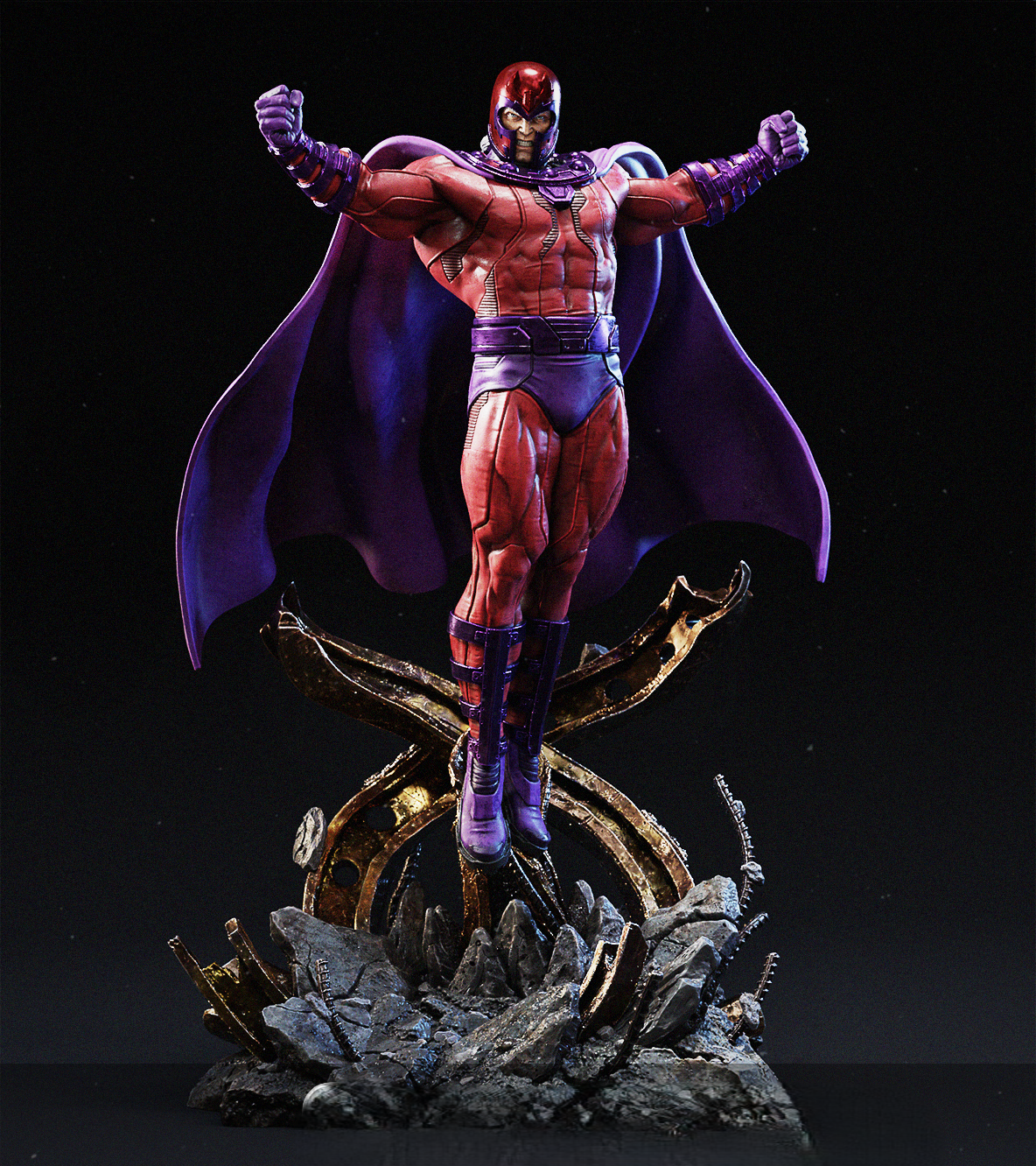 Black Window Figurine