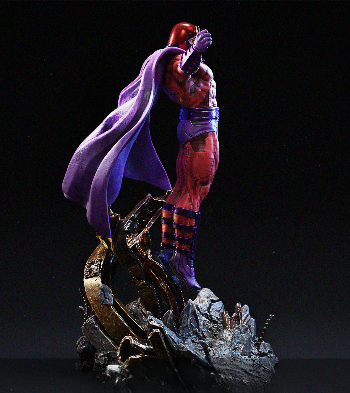 Black Window Figurine