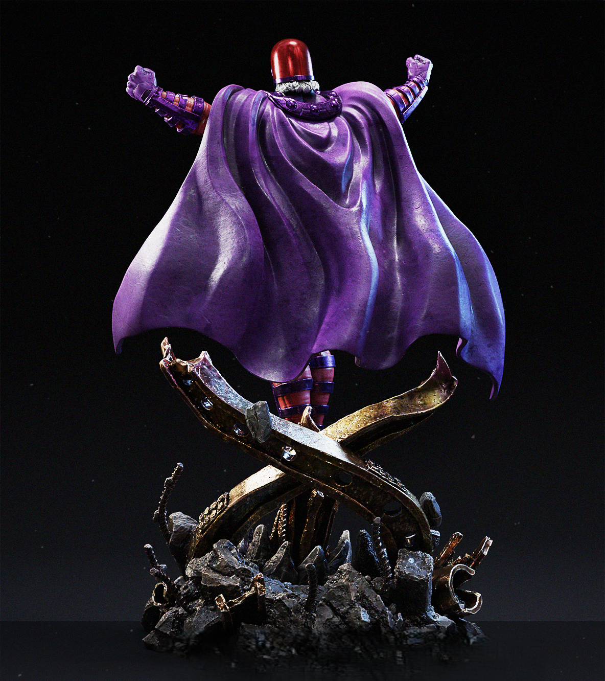 Black Window Figurine