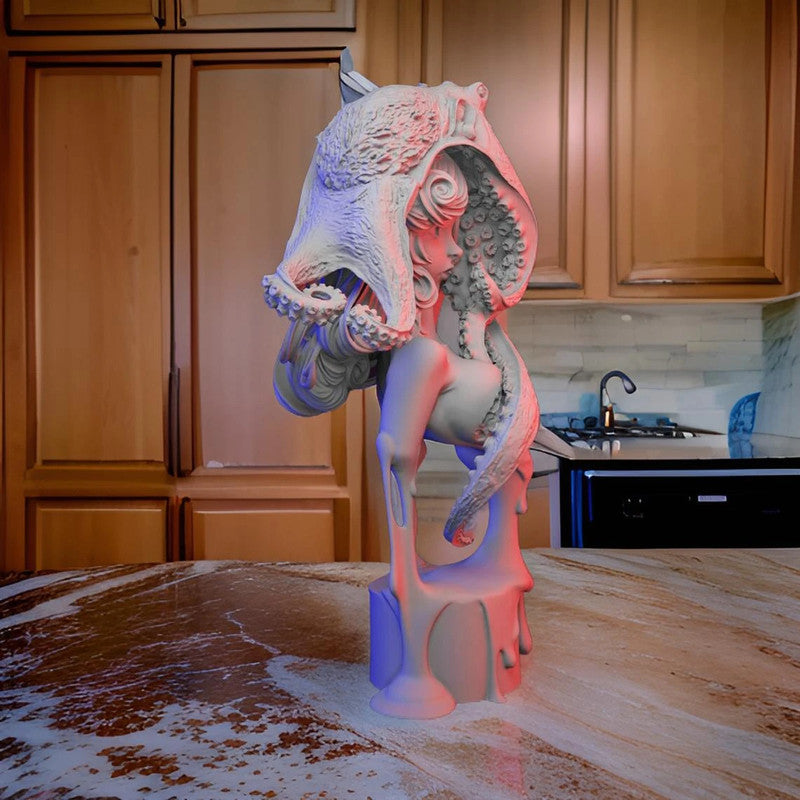 Buste Octopus Girl - IR3D