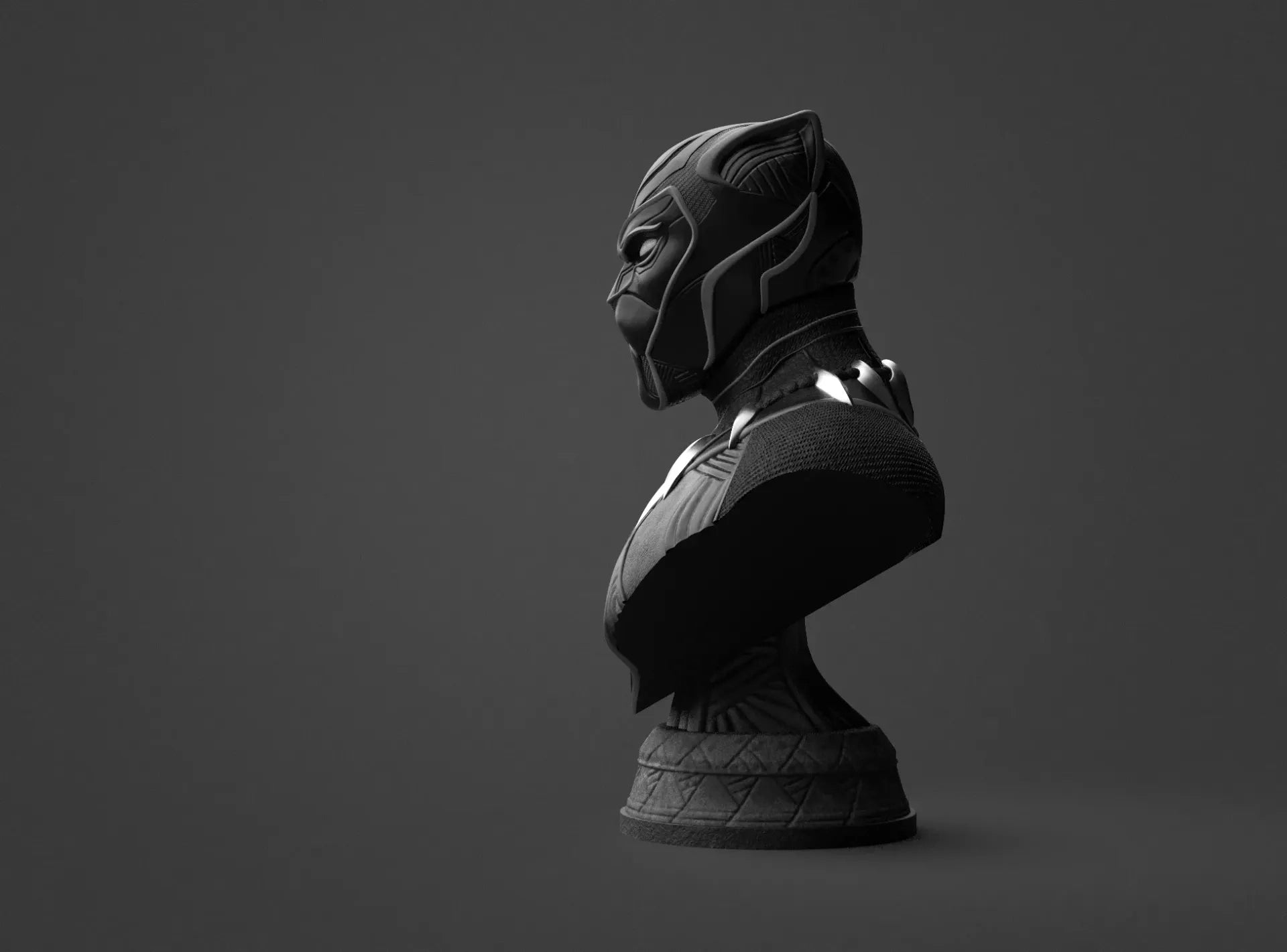 buste Black Panther - IR3D