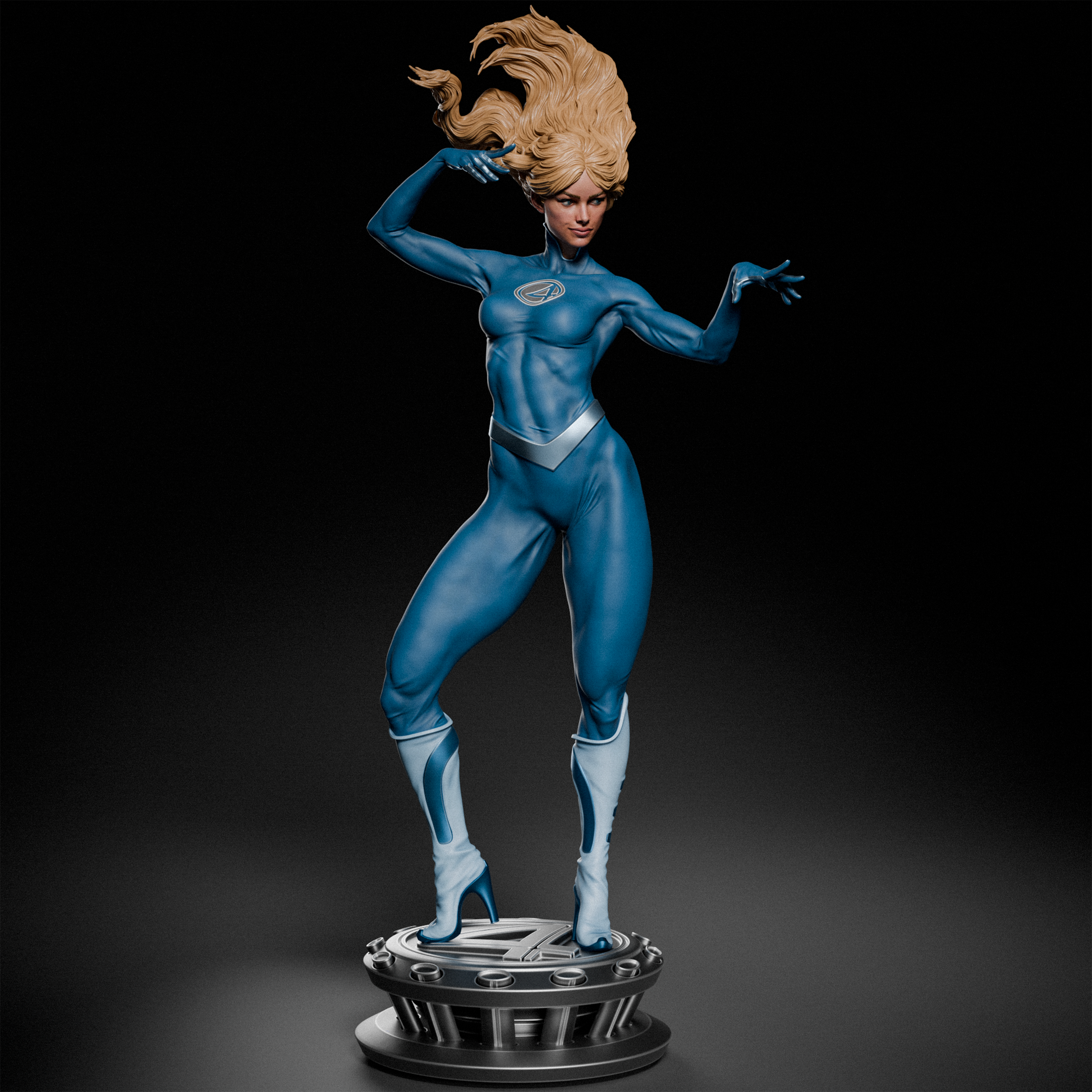 Figurine Invisible Woman - IR3D