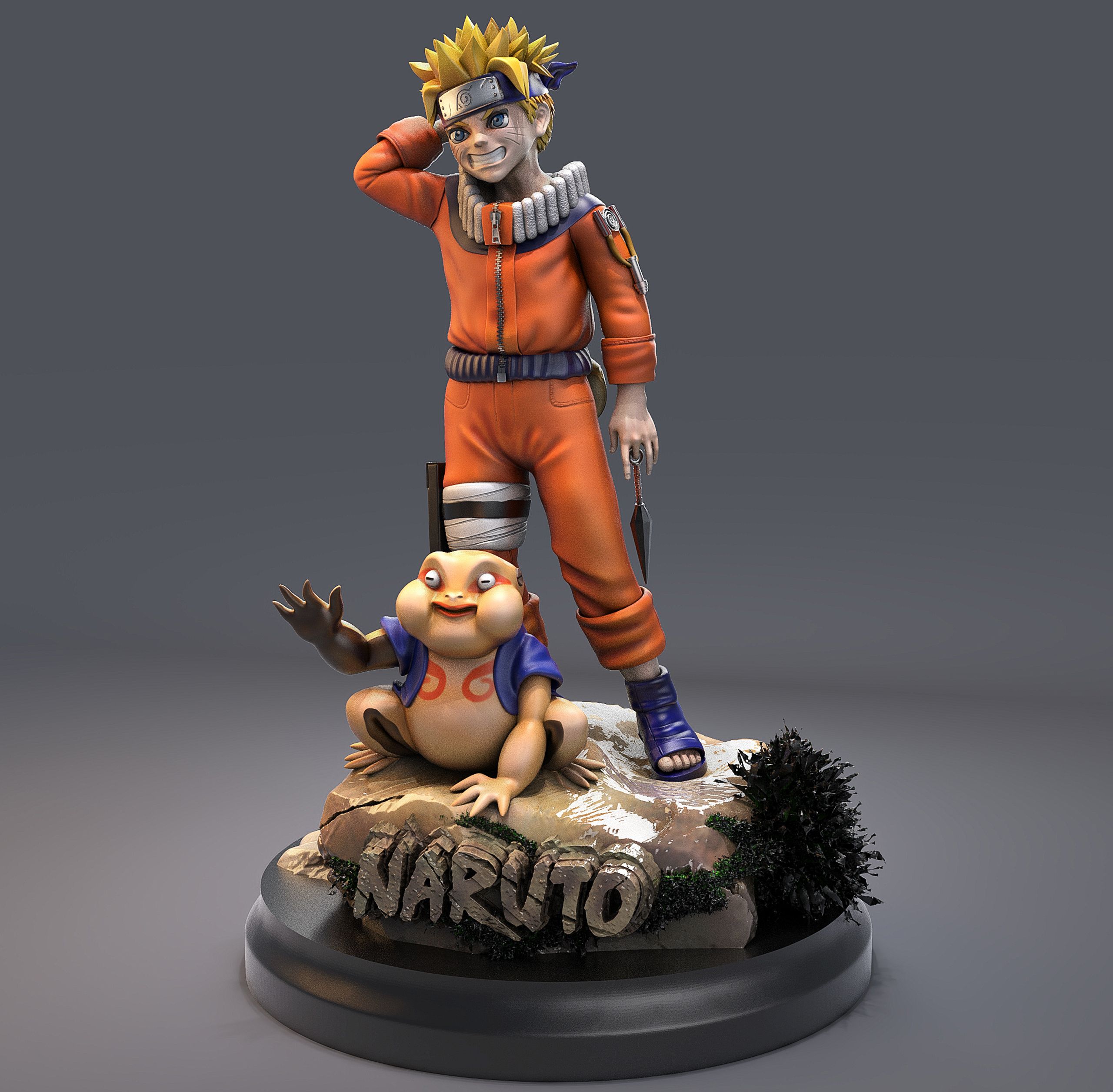 Figurine Naruto Uzumaki - Manga - IR3D