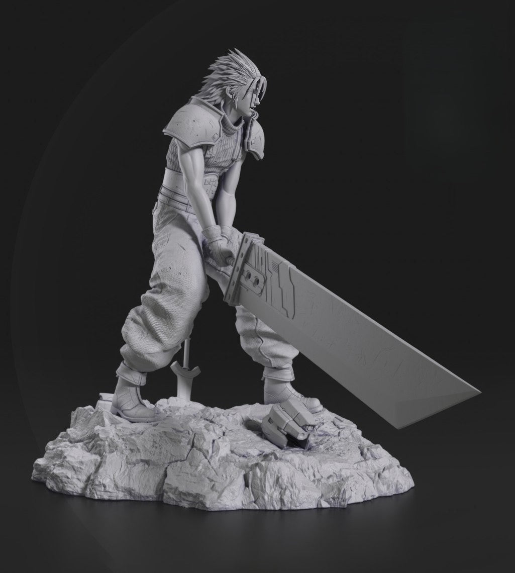 Figurine Zack Fair Final Fantasy VII - IR3D
