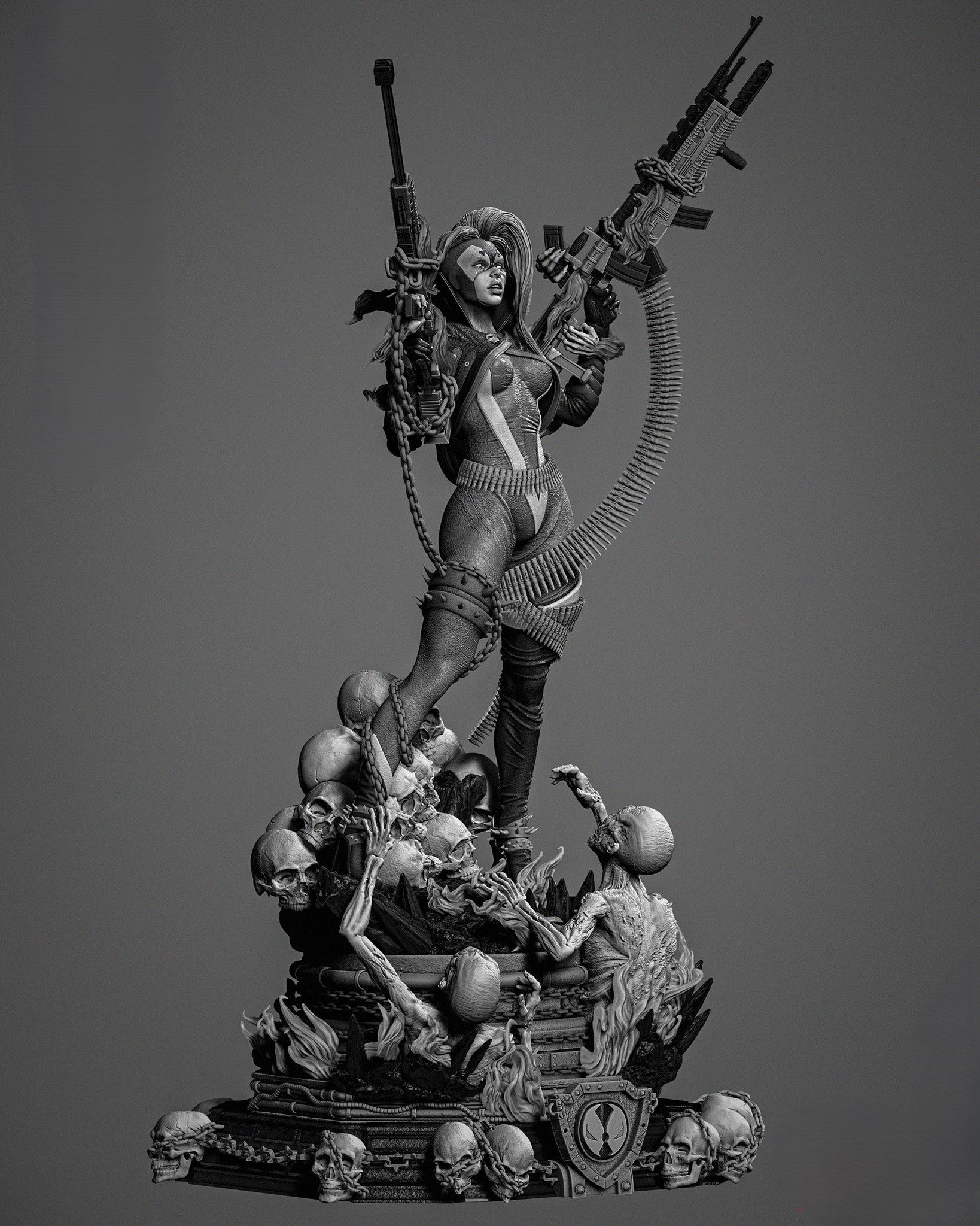 Figurine She Spawn Sculpture - IR3D