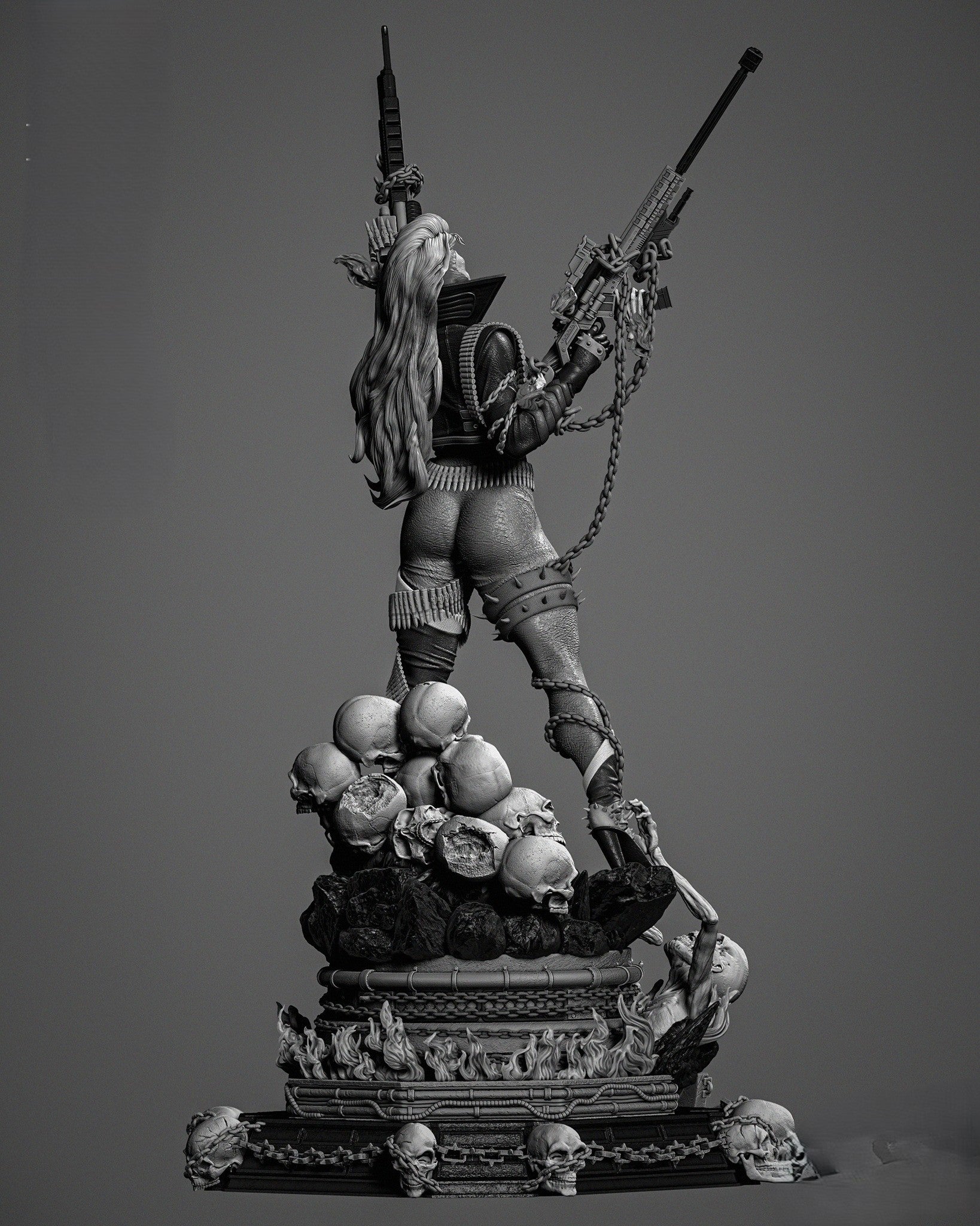 Figurine She Spawn Sculpture - IR3D