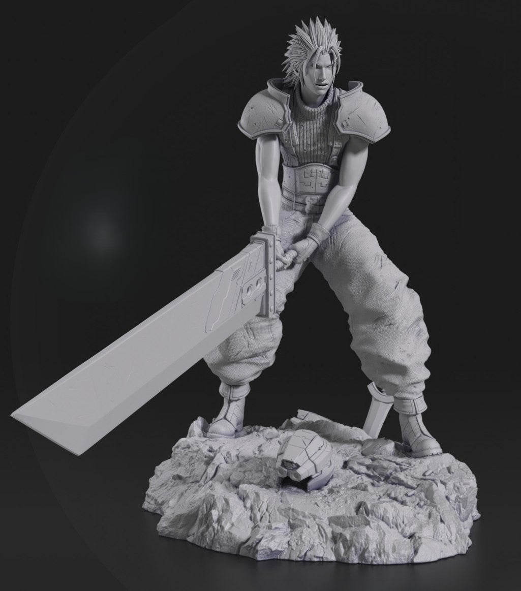Figurine Zack Fair Final Fantasy VII - IR3D