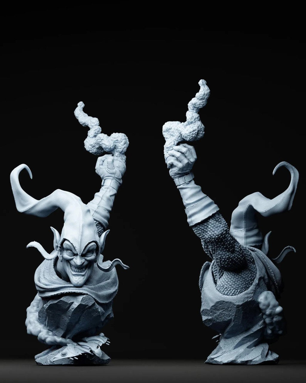 Buste Green Maniac Goblin - IR3D