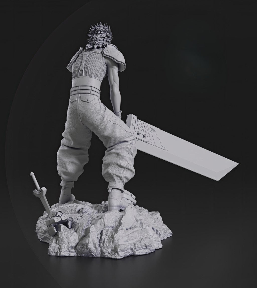 Figurine Zack Fair Final Fantasy VII - IR3D
