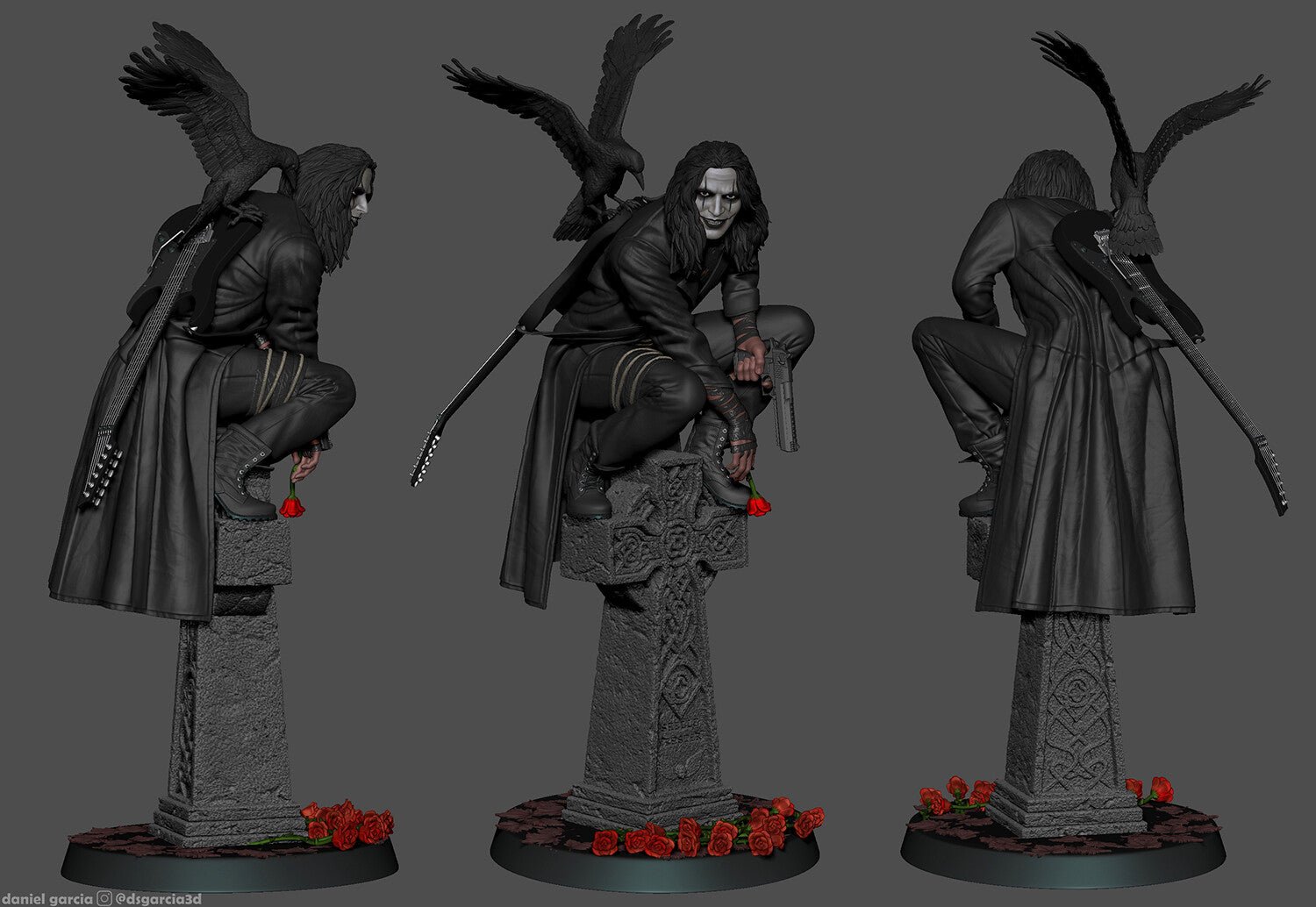 Figurine The Crow - IR3D