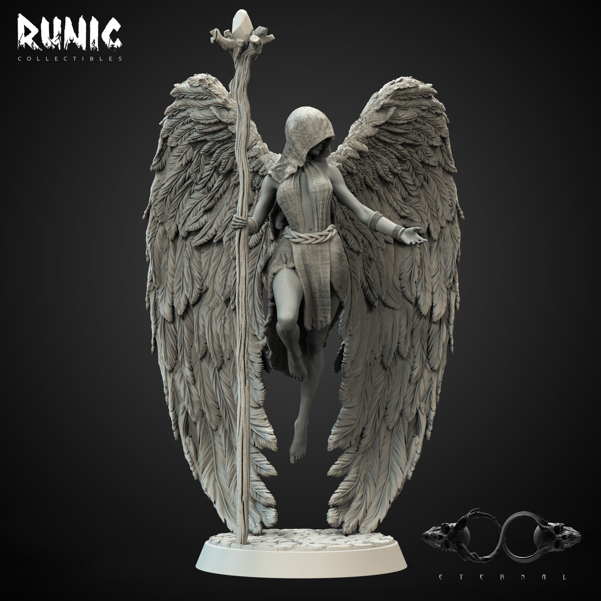 Figurine Runic Treasury - Althea, Angel of Charity - IR3D
