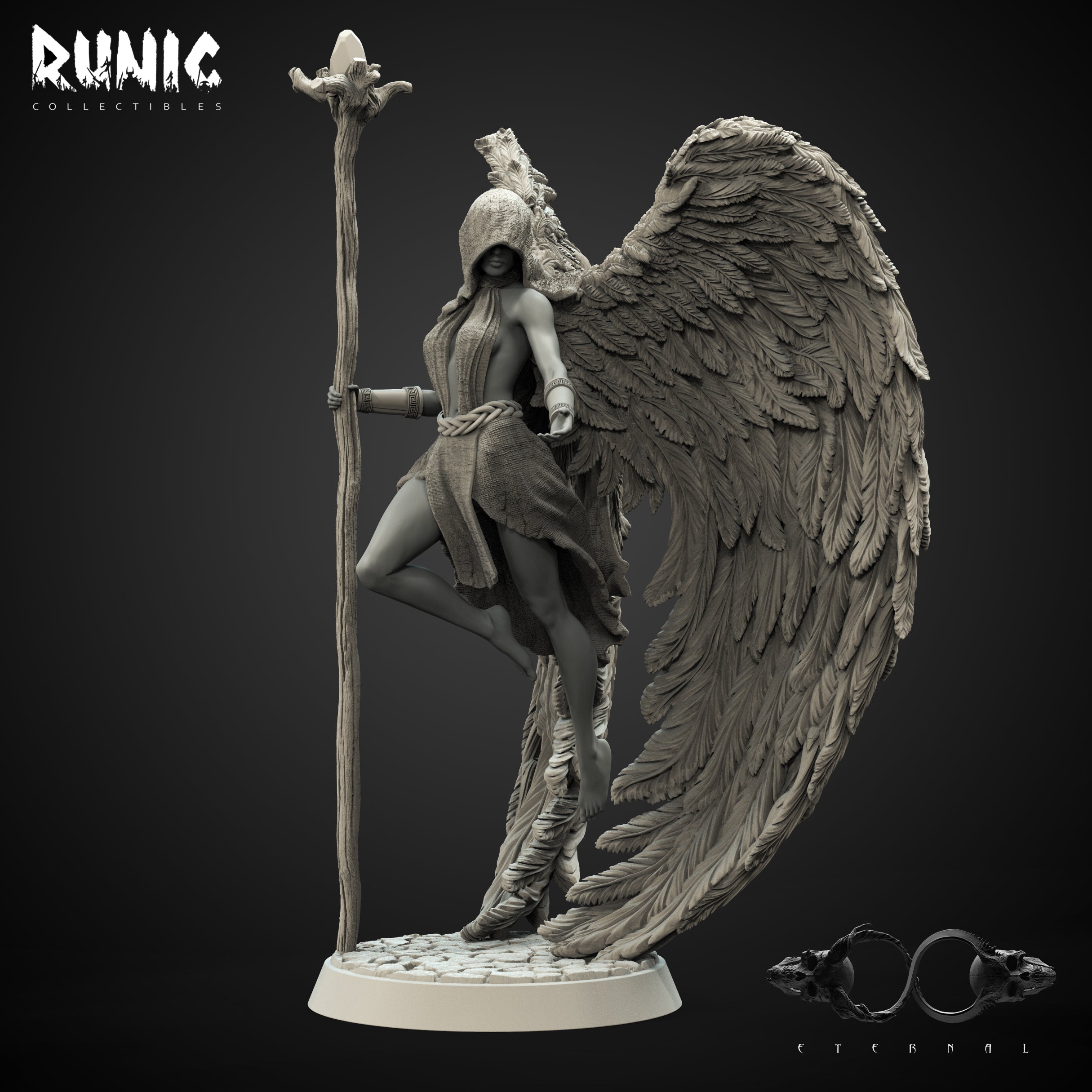 Figurine Runic Treasury - Althea, Angel of Charity - IR3D