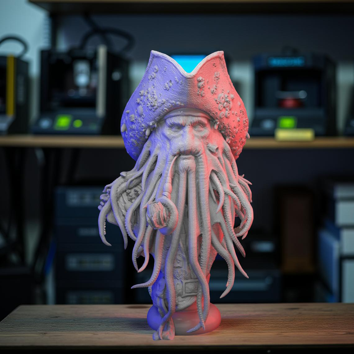 Buste Davy Jones - IR3D