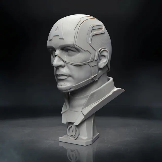 Buste Head Captain America - IR3D