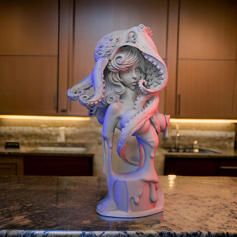 Buste Octopus Girl - IR3D