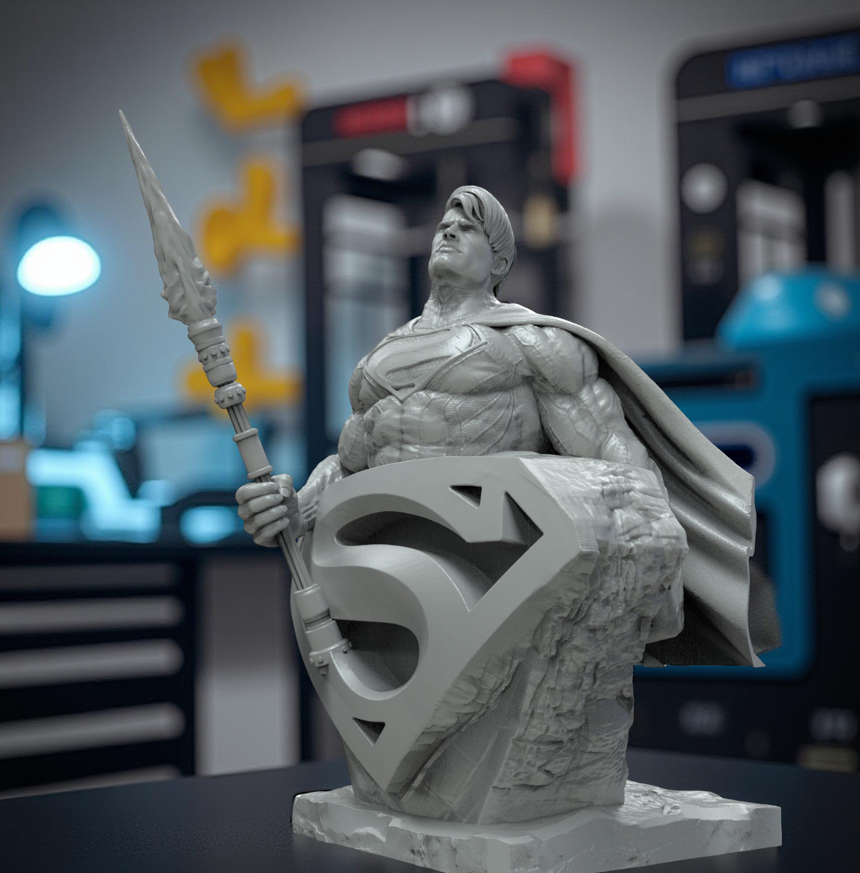 Buste Superman - IR3D