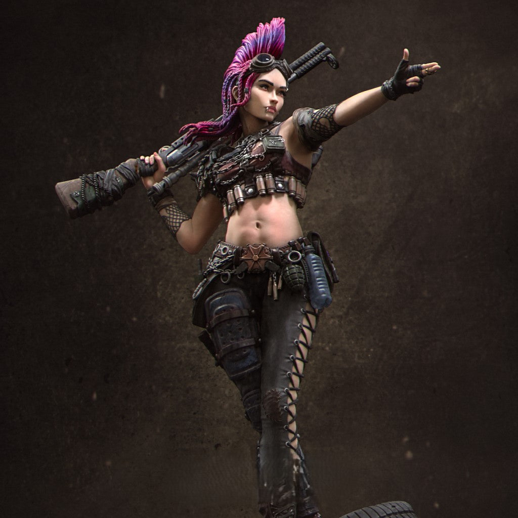 Figurine Ramona the wasteland warrior - IR3D