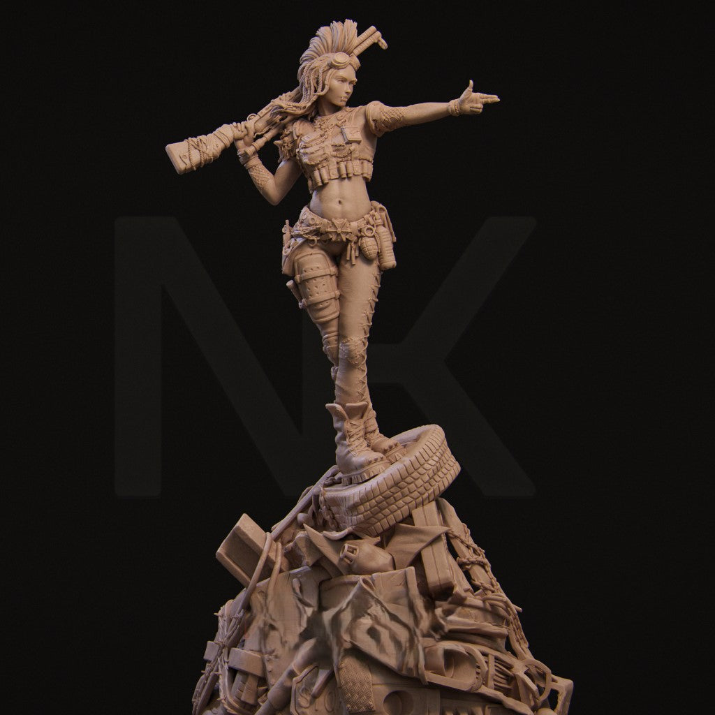 Figurine Ramona the wasteland warrior - IR3D