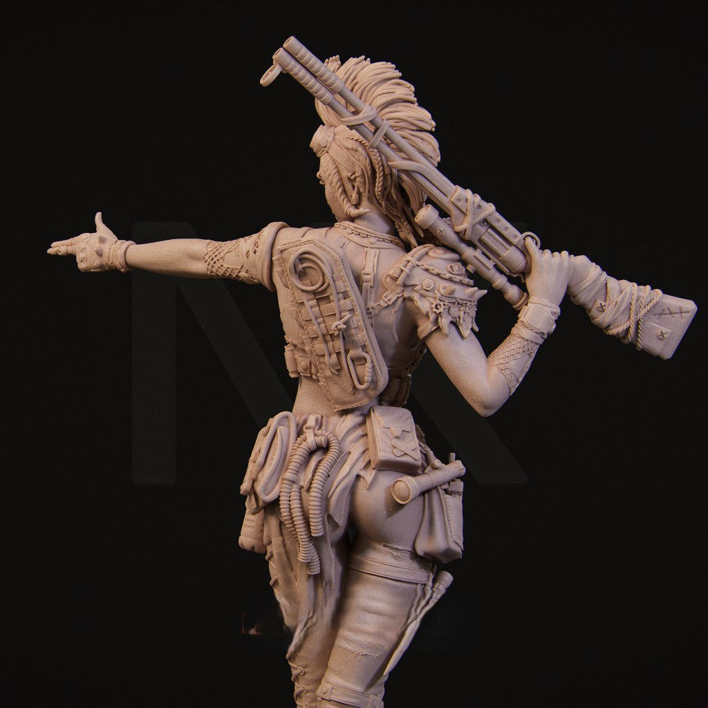Figurine Ramona the wasteland warrior - IR3D