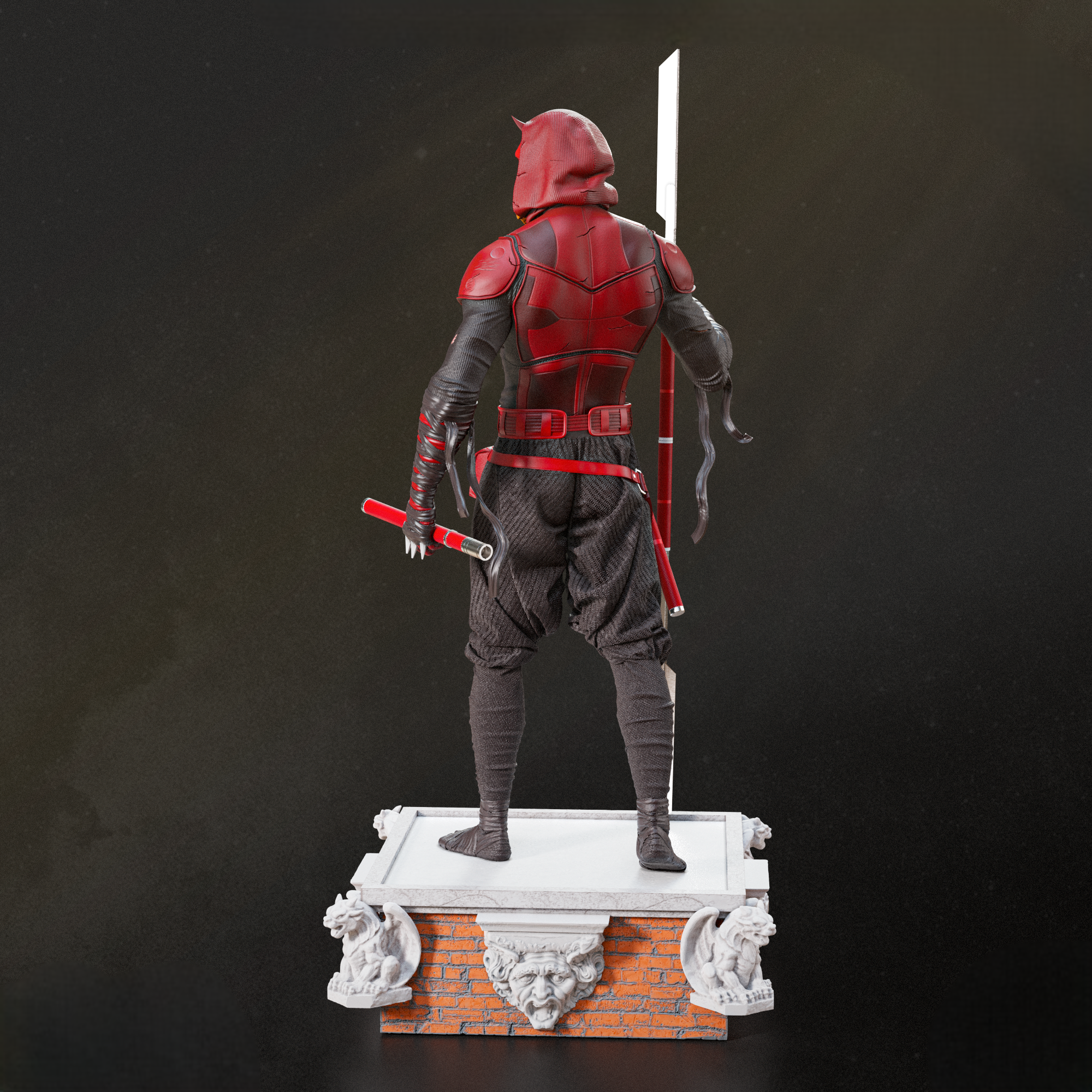 Black Window Figurine