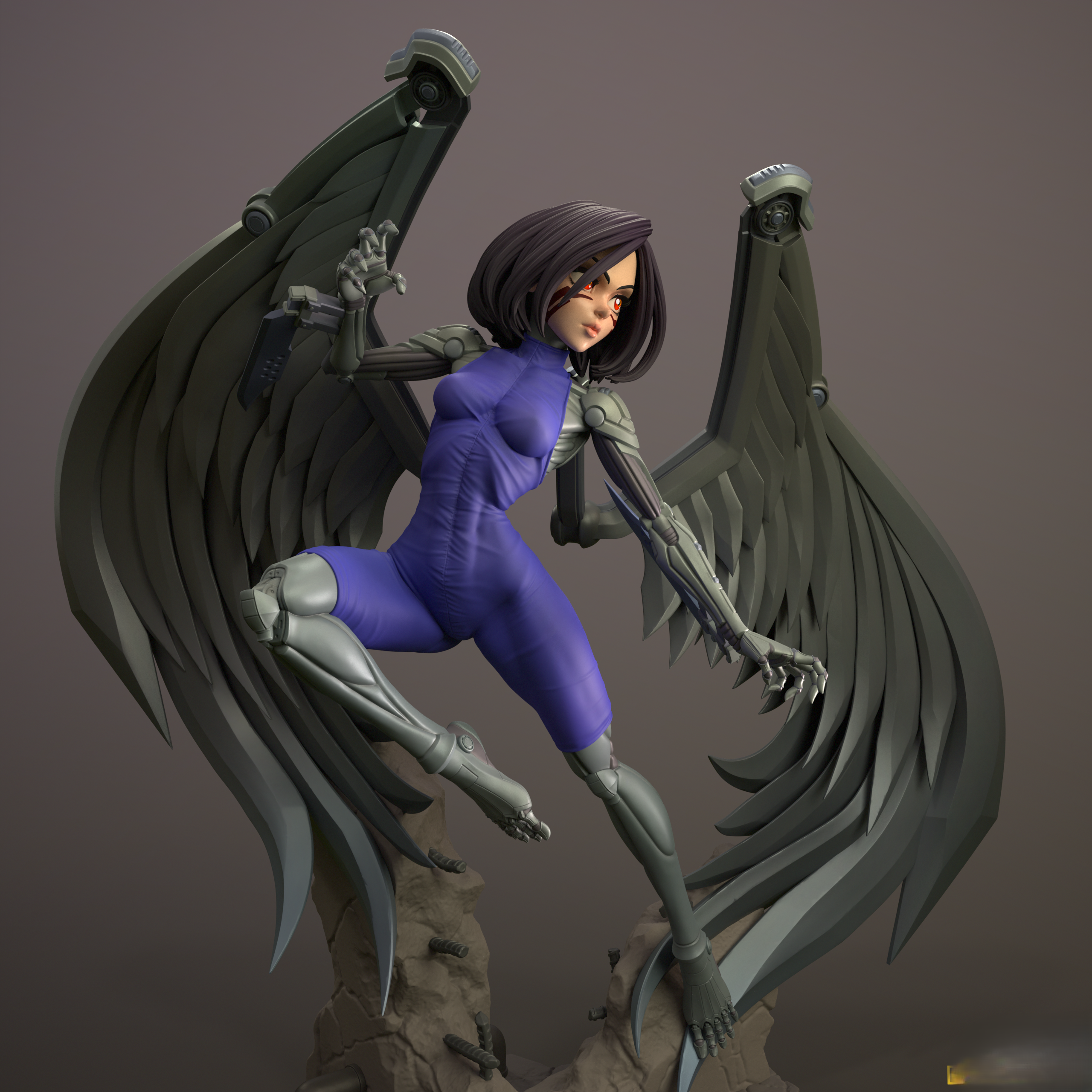 Figurine Alita - IR3D