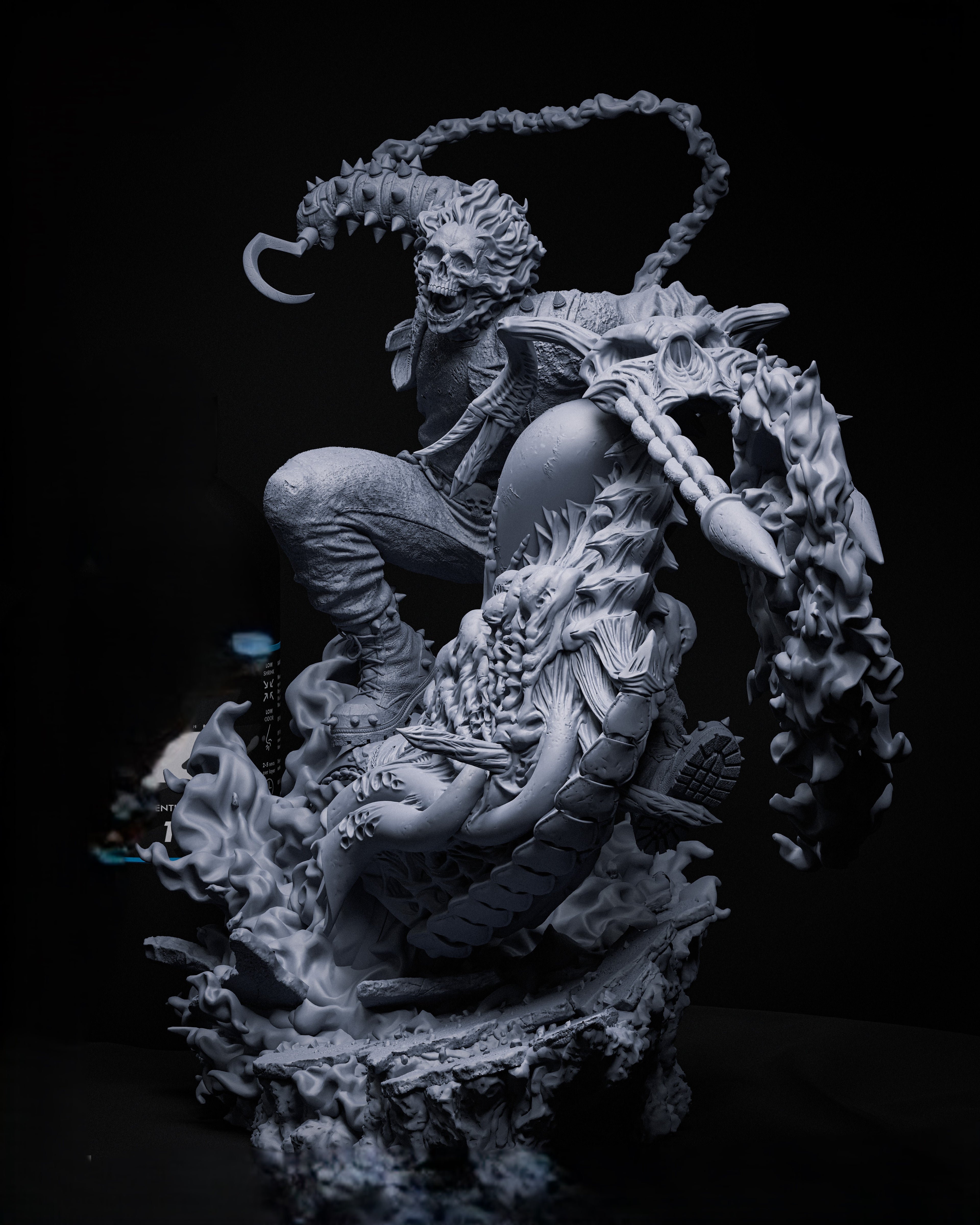 Black Window Figurine