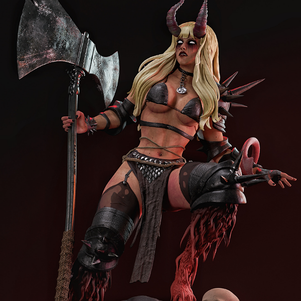 Black Window Figurine