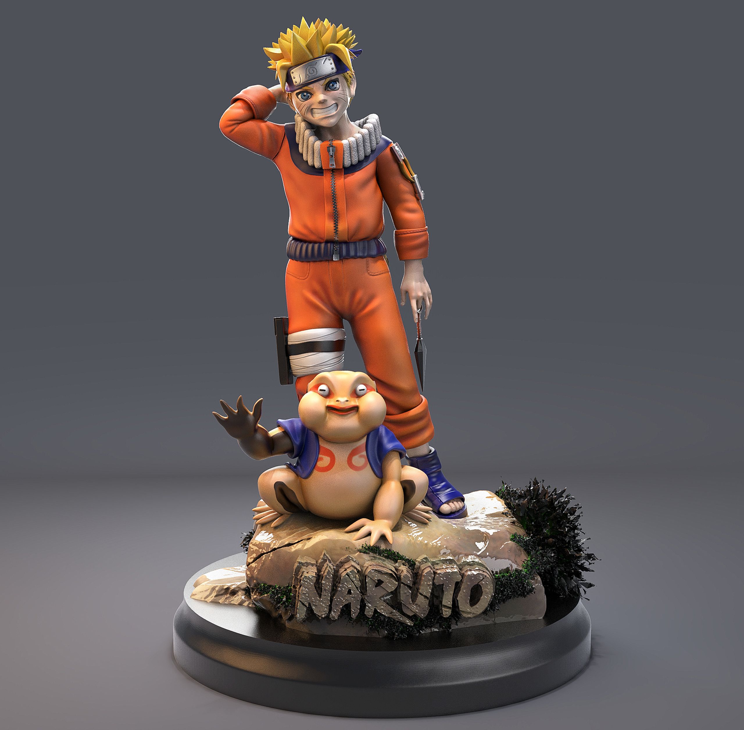 Figurine Naruto Uzumaki - Manga - IR3D