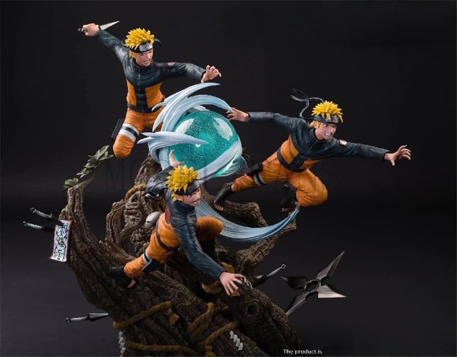 Figurine Naruto Uzumaki & Shadow Clones- Manga - IR3D