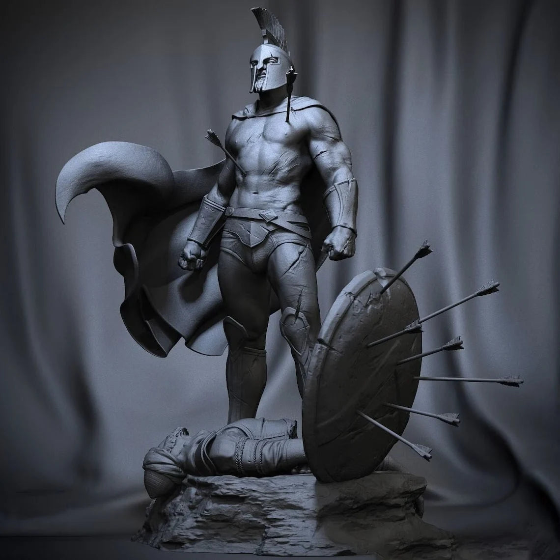 Figurine leonidas 300 - IR3D