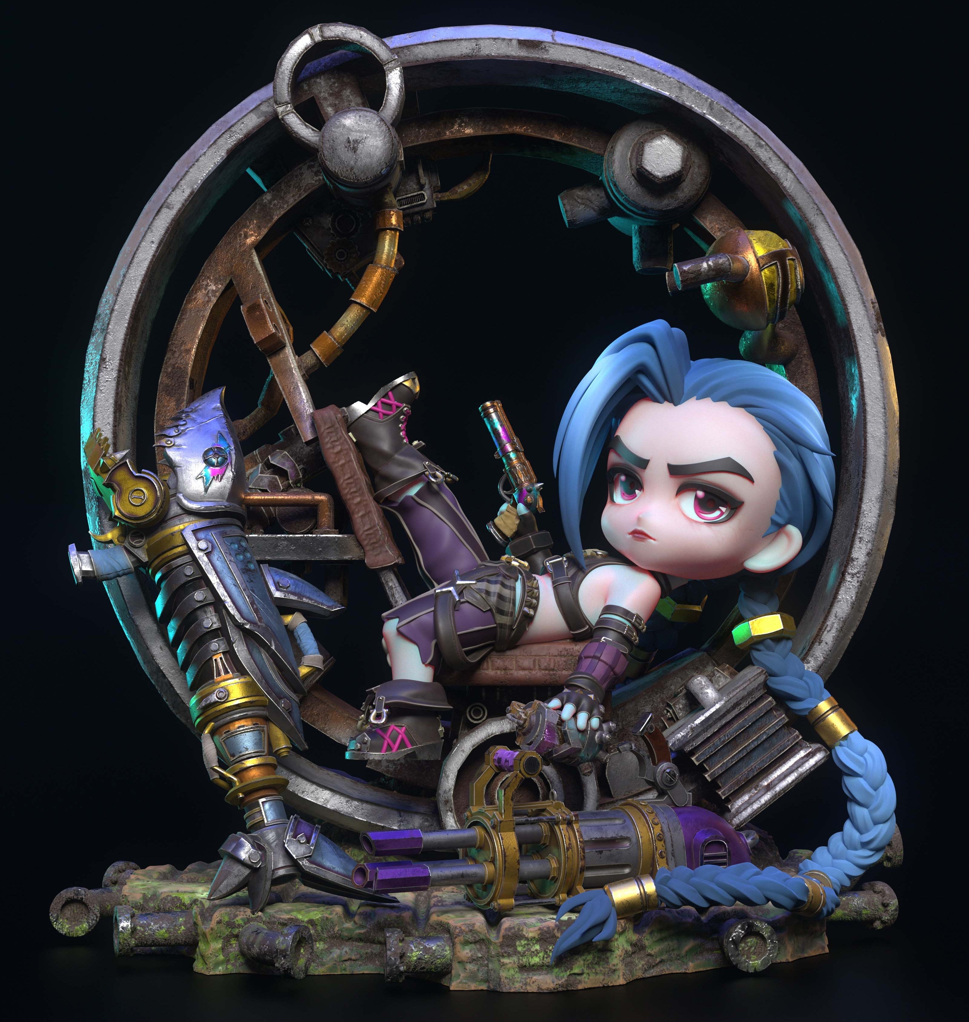 Figurine Jinx Arcane - IR3D