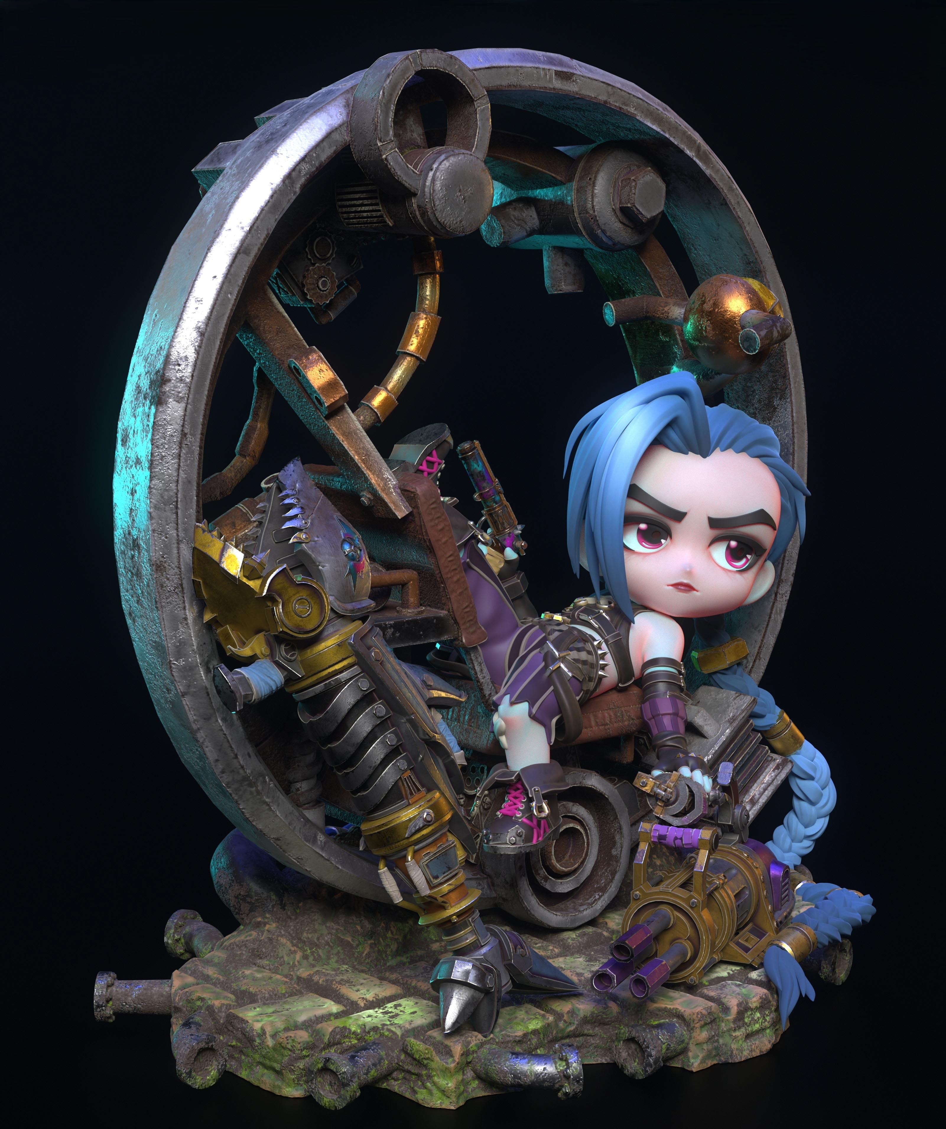 Figurine Jinx Arcane - IR3D