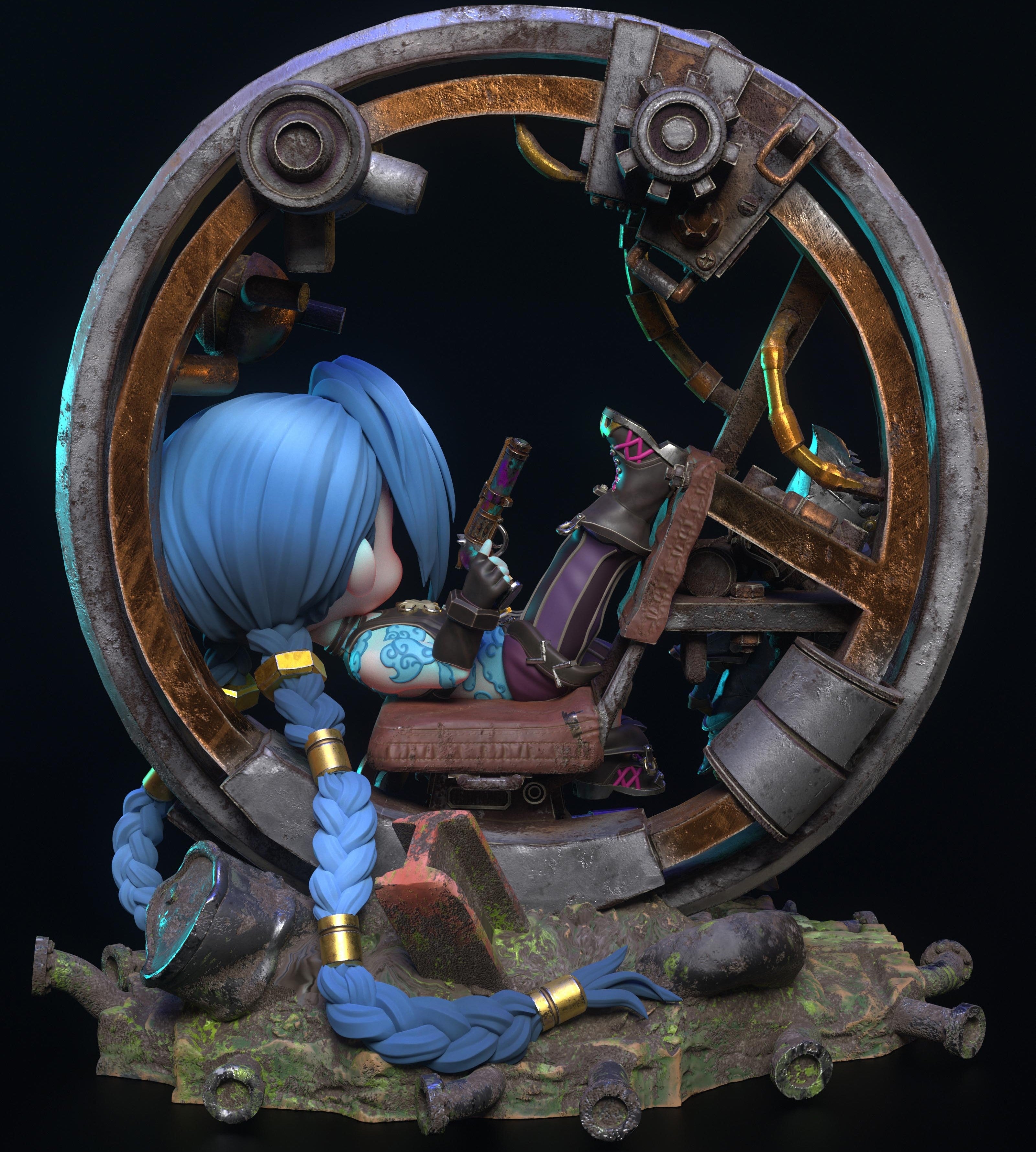 Figurine Jinx Arcane - IR3D