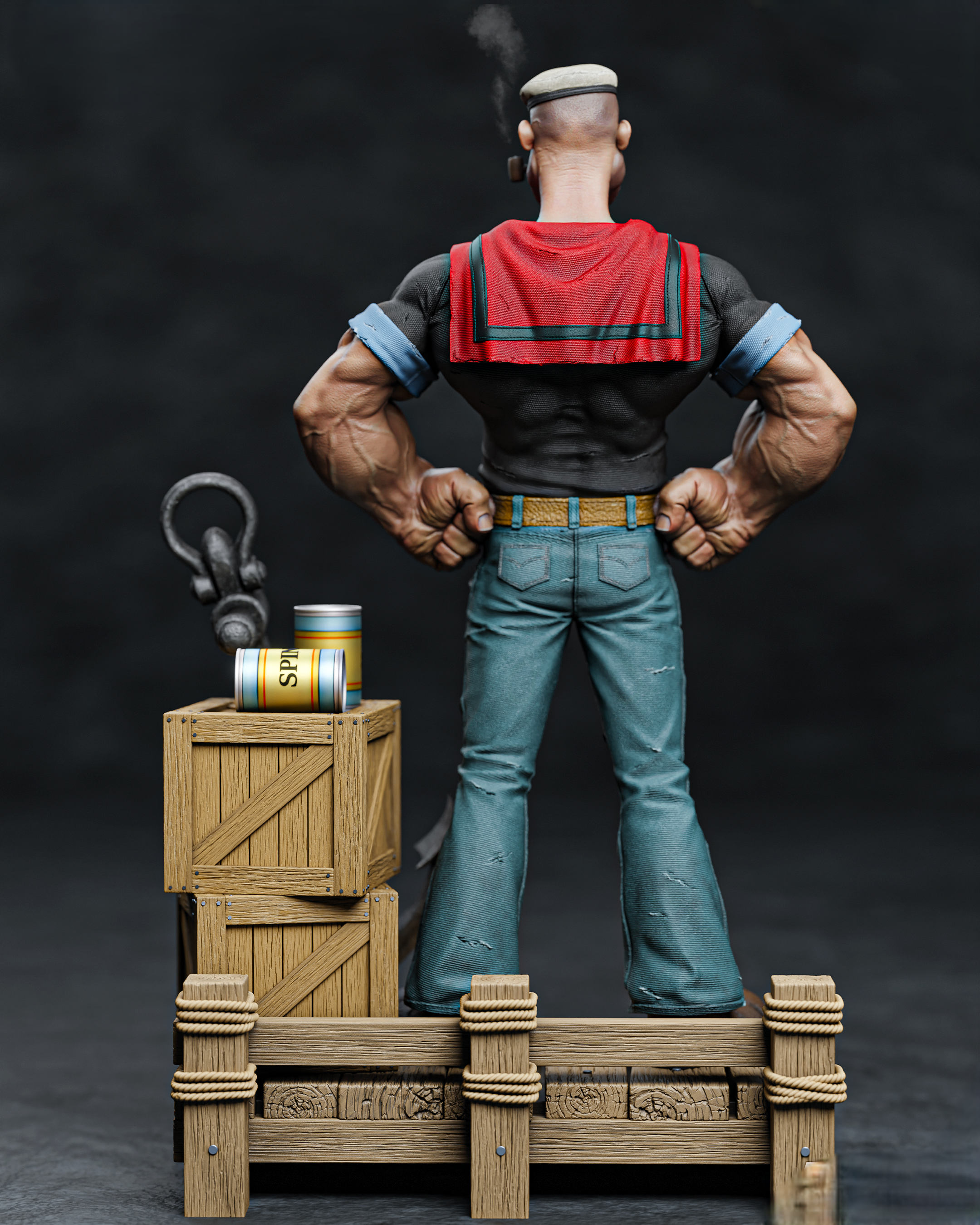 Figurine Popey - IR3D