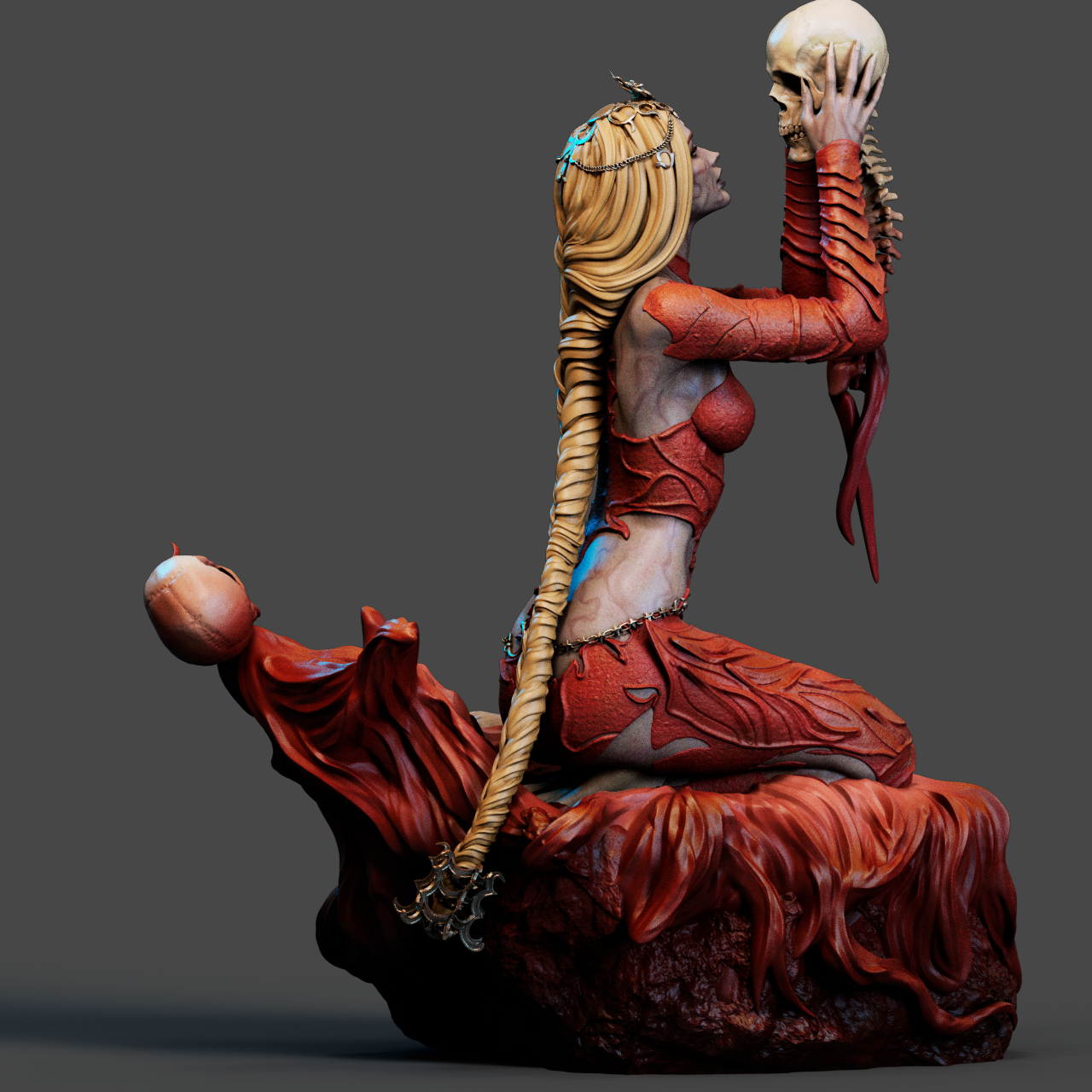 Figurine Orin The Red - IR3D