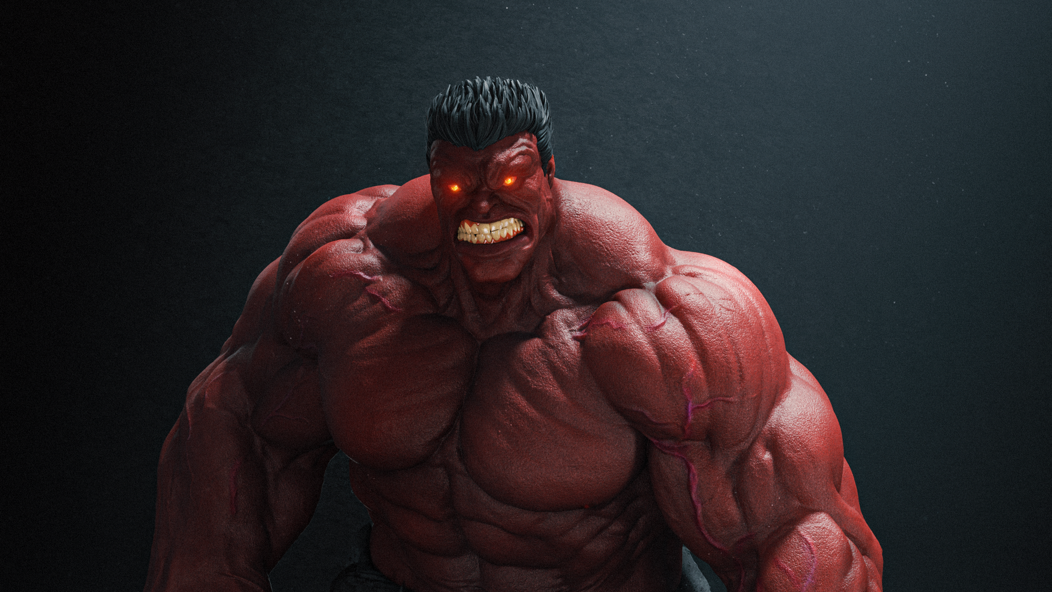 Fichier STL Red Hulk - Marvel