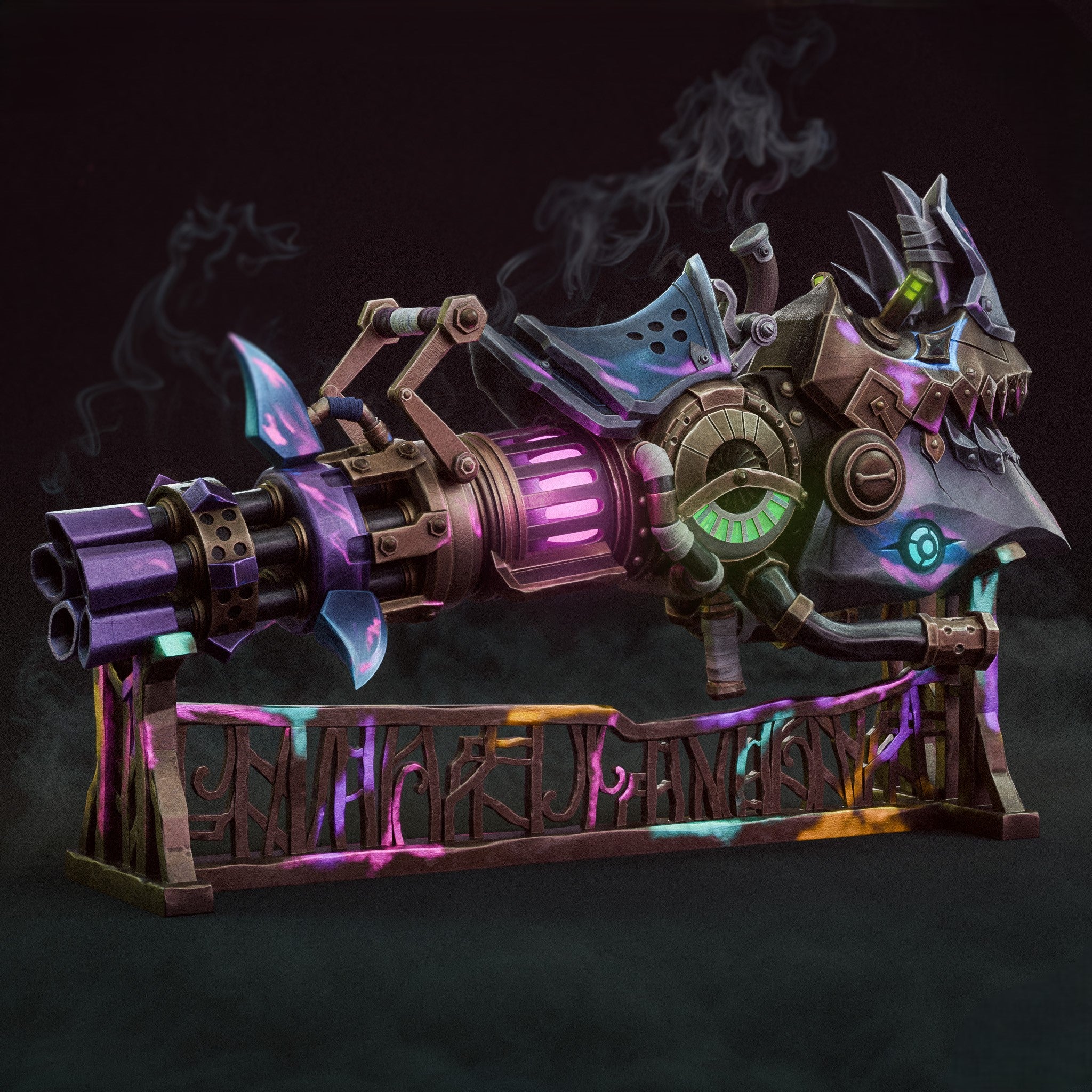 Fichier STL Jinx's Rhino Gun - Arcane - IR3D