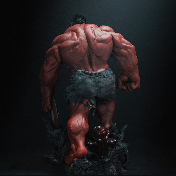 Fichier STL Red Hulk - Marvel