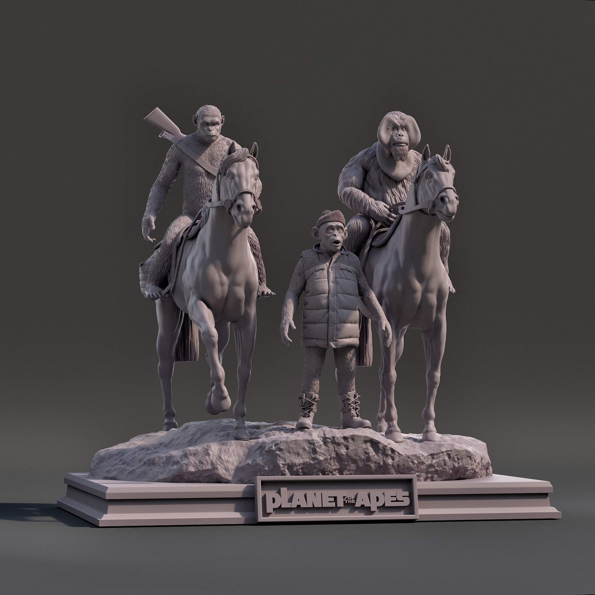 Figurine Planet of the Apes - IR3D
