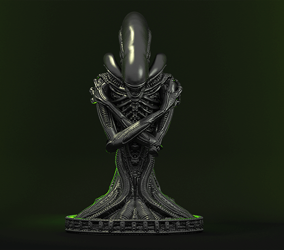 Fichier STL Alien - IR3D