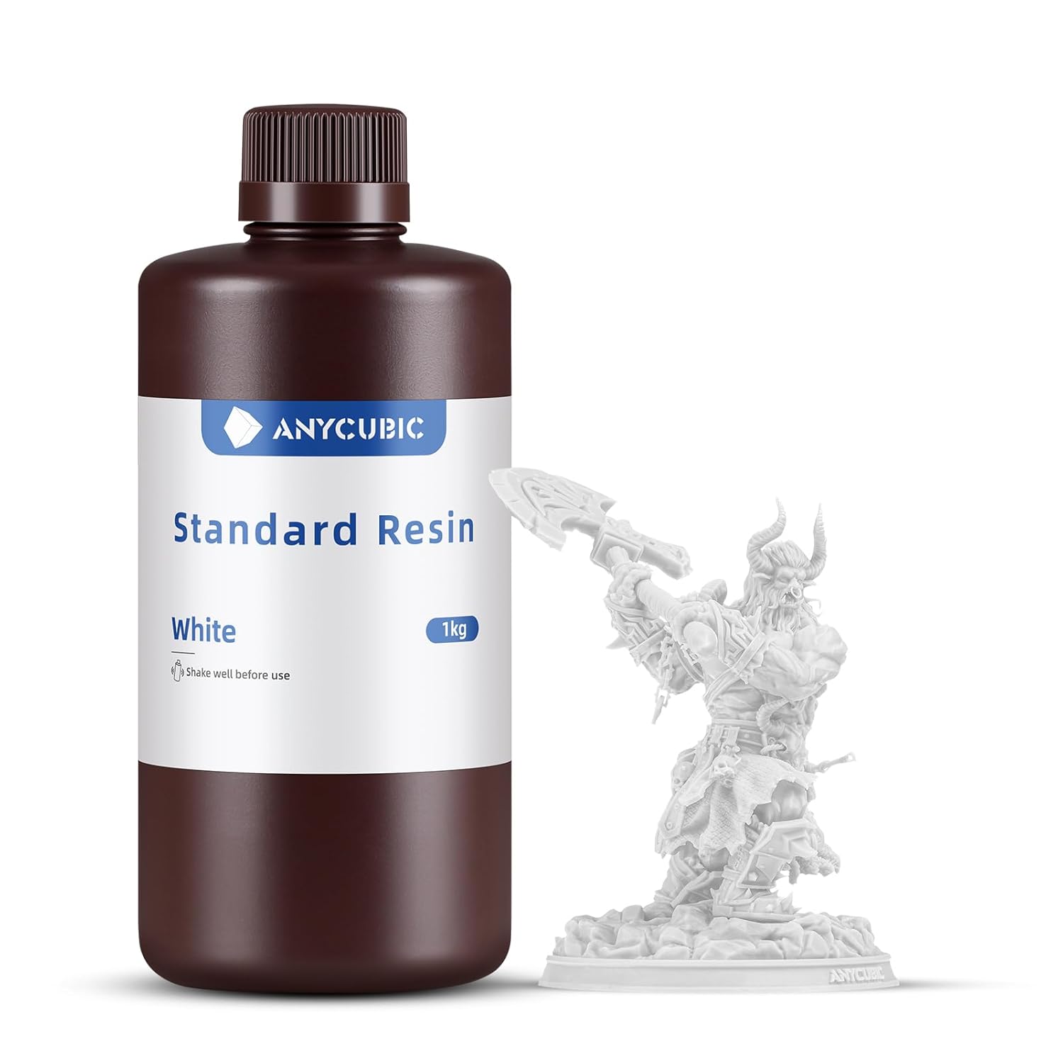 ANYCUBIC Résine Imprimante 3D Standard UV 405nm 1kg - Blanc - IR3D