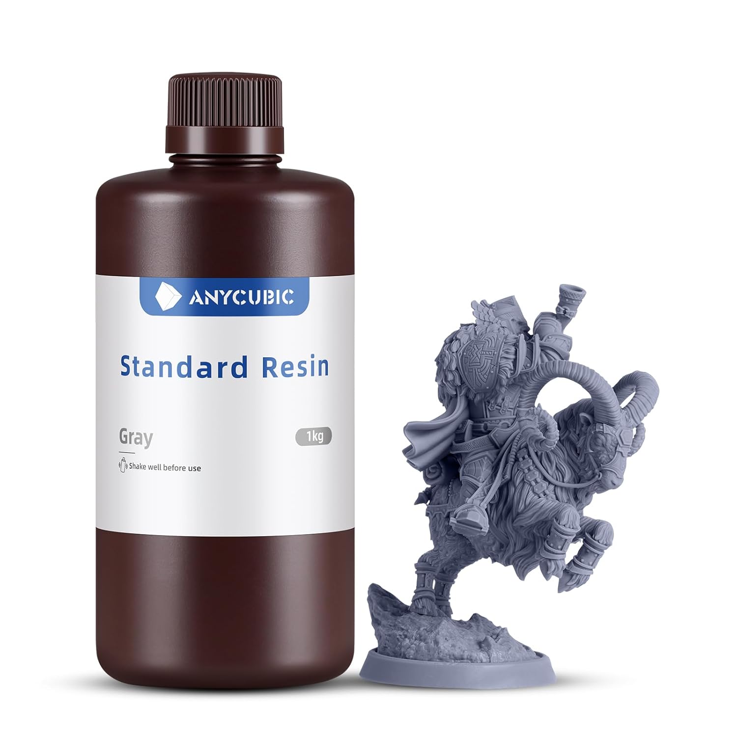 ANYCUBIC Résine Imprimante 3D Standard UV 405nm 1kg - Gris - IR3D