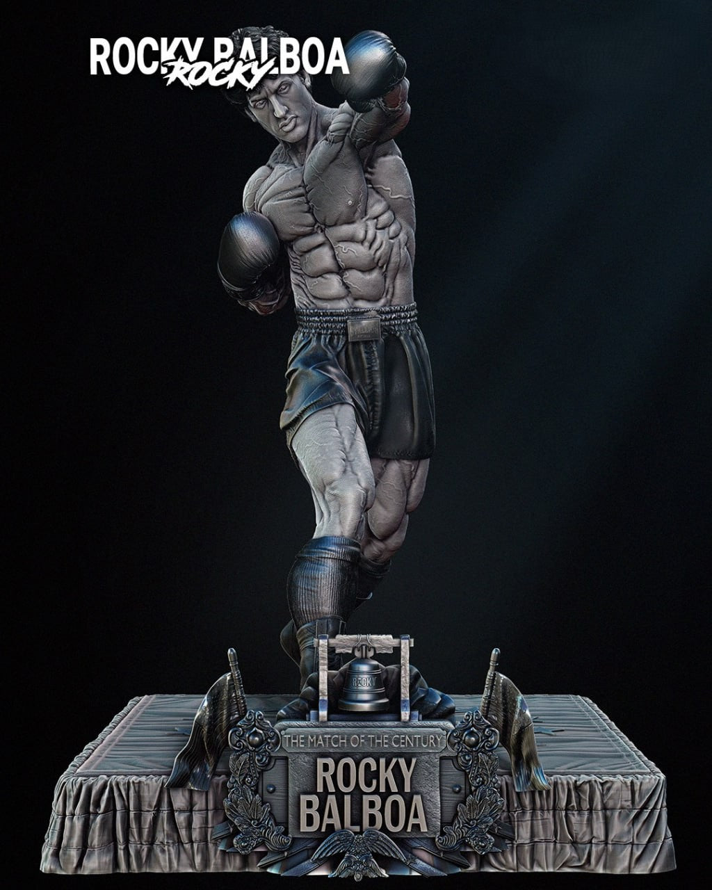 Figurine rocky balboa - IR3D