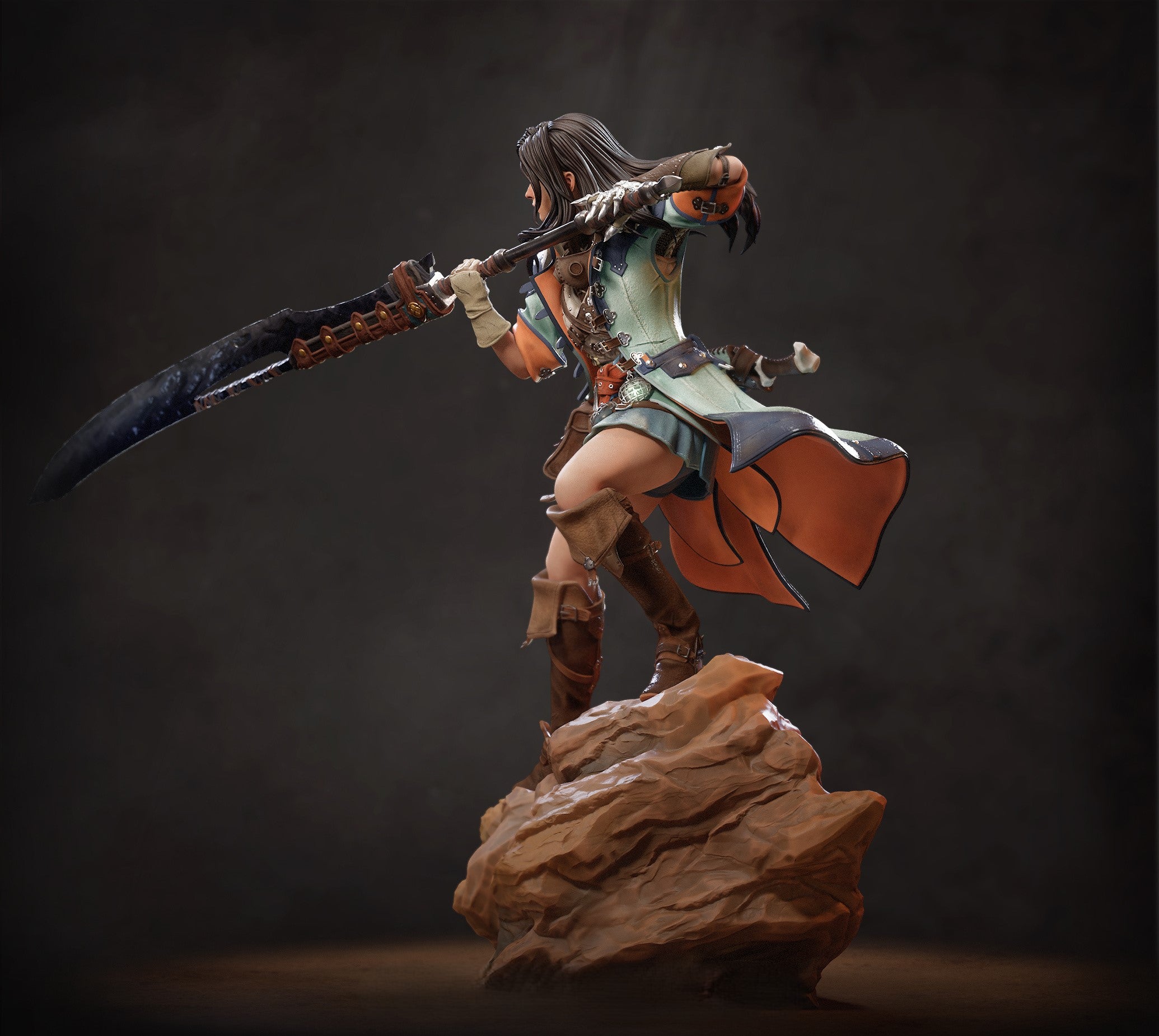 Figurine Neko - Monster Hunter - IR3D