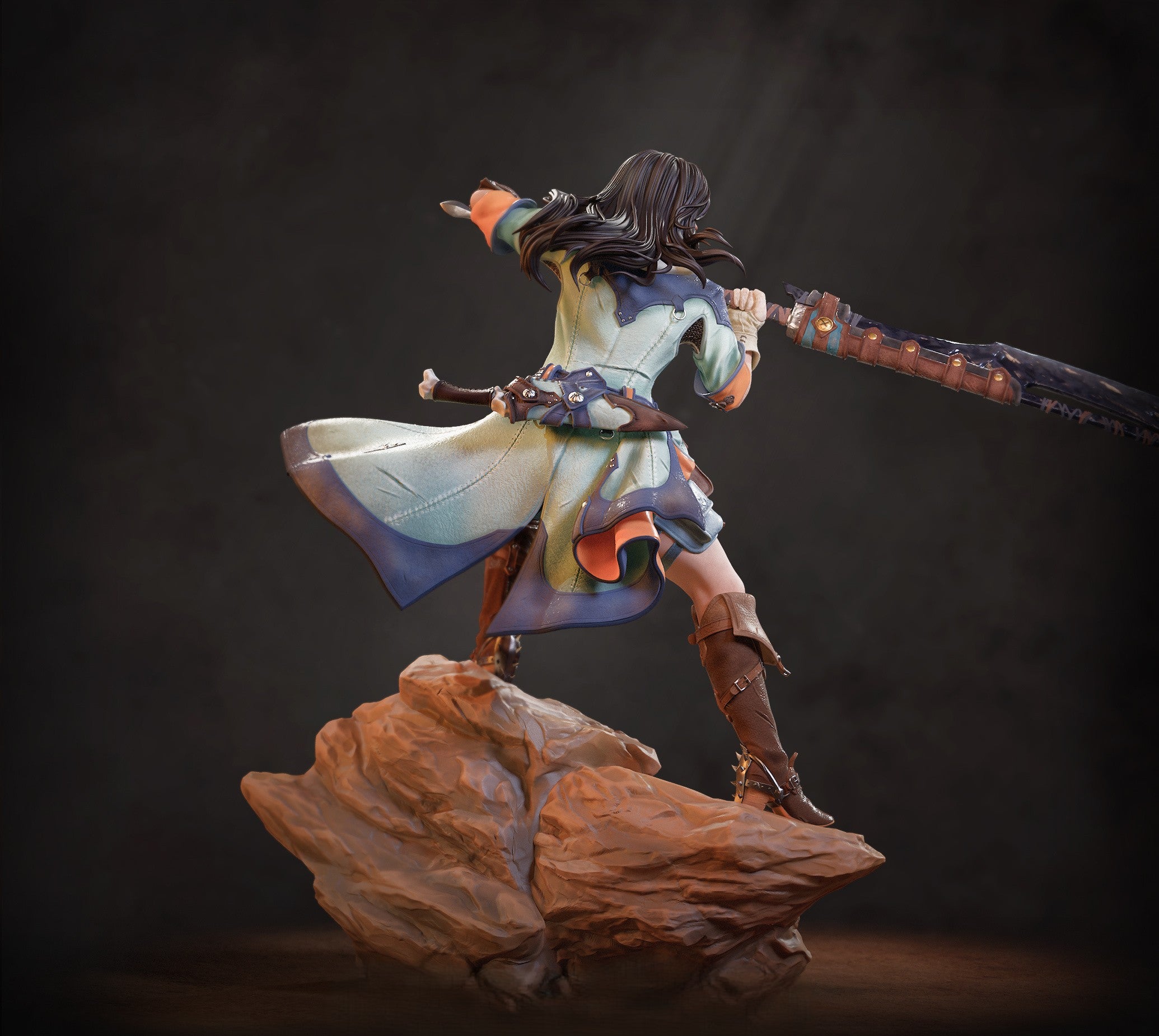 Figurine Neko - Monster Hunter - IR3D