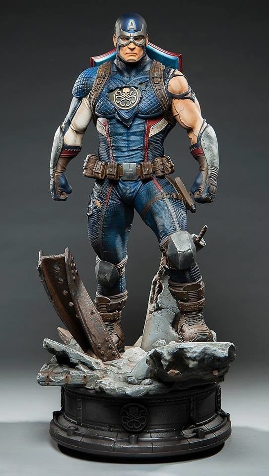 Fichier STL Captain America Secret Empire - Marvel - IR3D