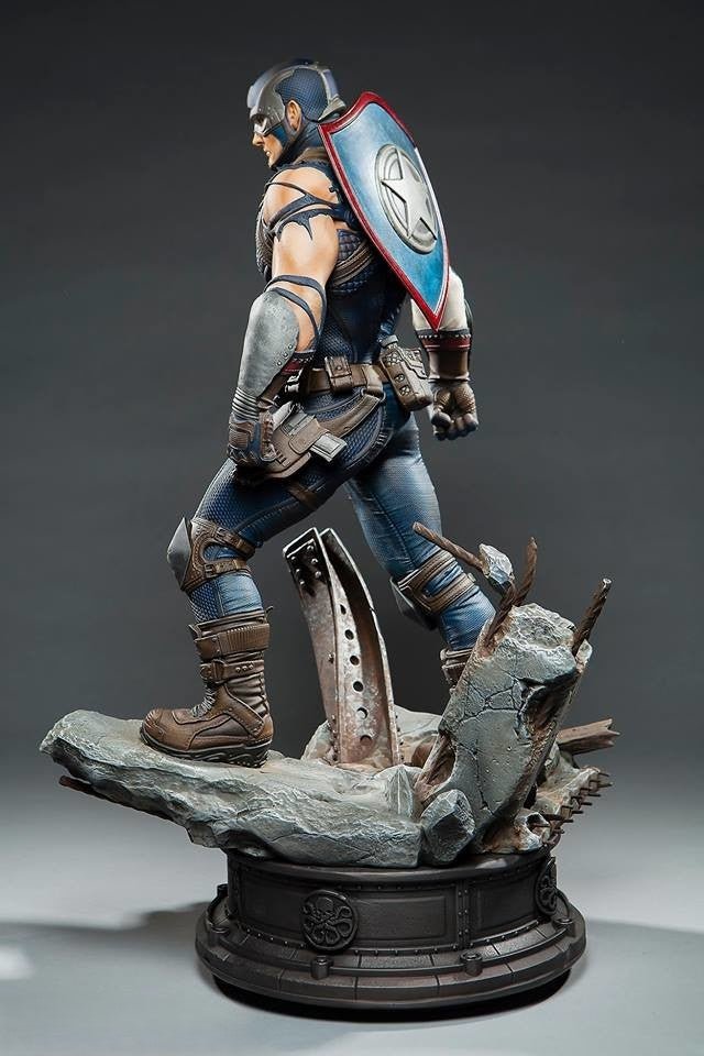Fichier STL Captain America Secret Empire - Marvel - IR3D